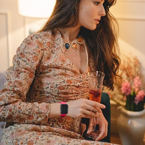 Miniatura 3 de Compatible con Apple Watch Band 1.614 in 1.575 in 1.496 in 1.929 in 1.772 in 1.732 in 1.654 in, correa deportiva de silicona suave con cierre