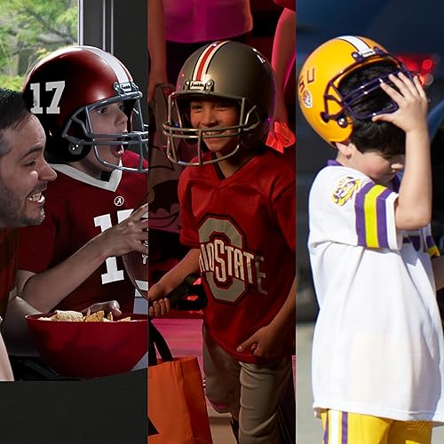 Vista 47 de Franklin Sports NCAA Kids College Football Helmet + Jersey Sets - NCAA Team Youth Football Helmet + Uniform Costume Set