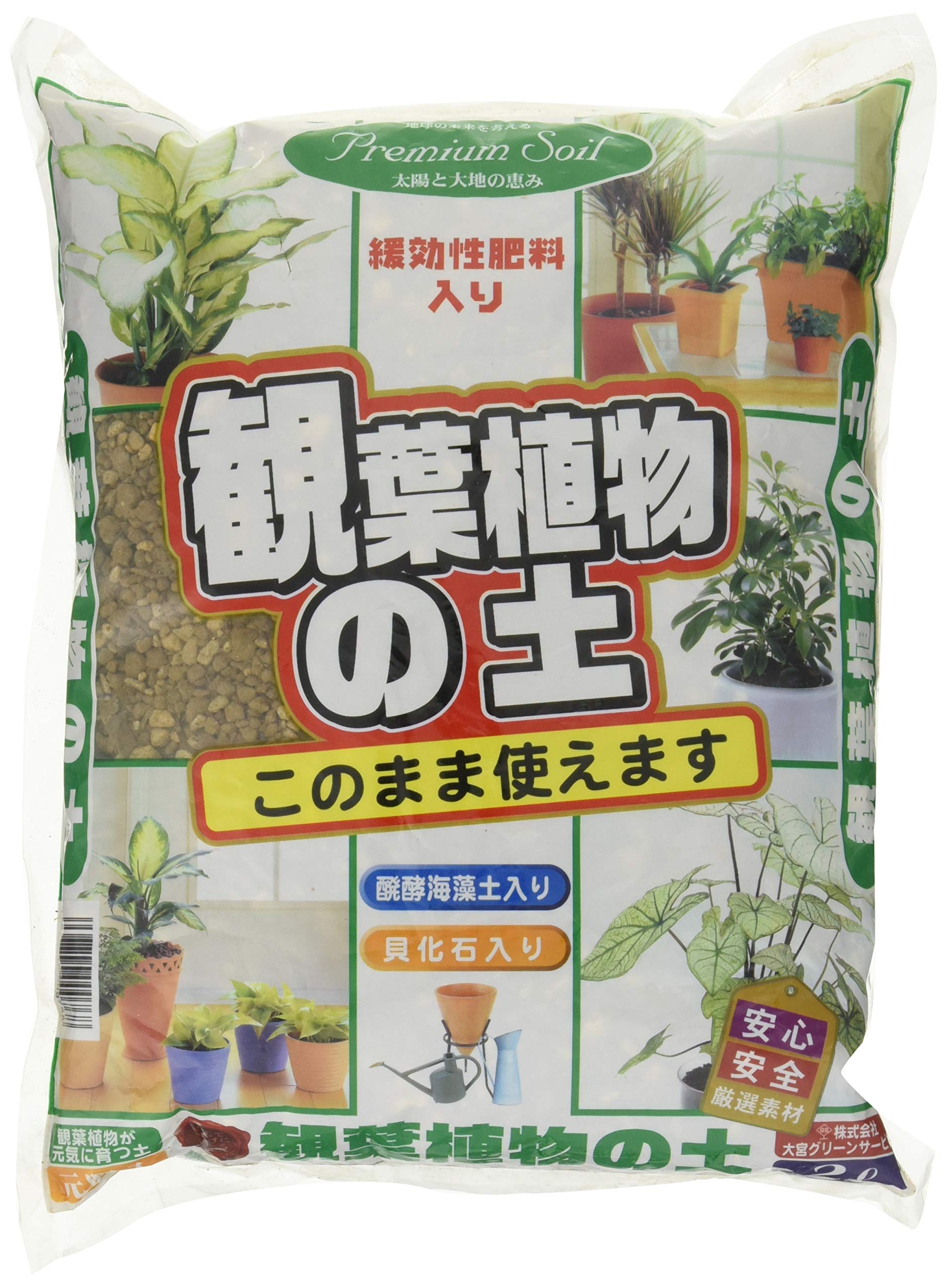 Amazon.co.jp: 大宮グリーンサービス 観葉植物の土 2L : DIY・工具