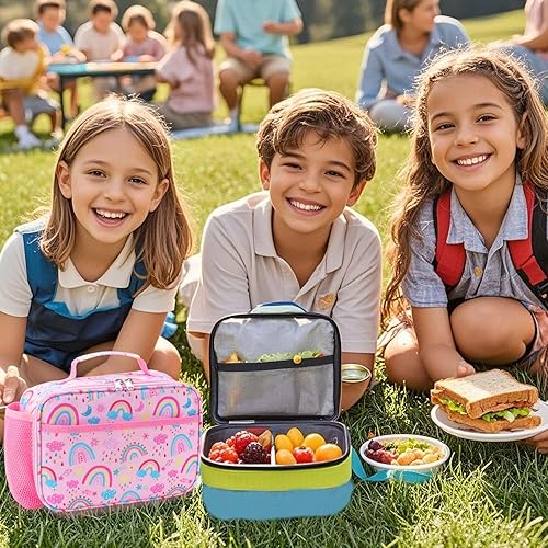 Miniatura 130 de RHCPFOVR Kids Lunch Bag - Insulated Lunch Box for Boys Girls,Washable Lunch Bag and Reusable Toddler Leak-proof Lunchbox for School and Daycare
