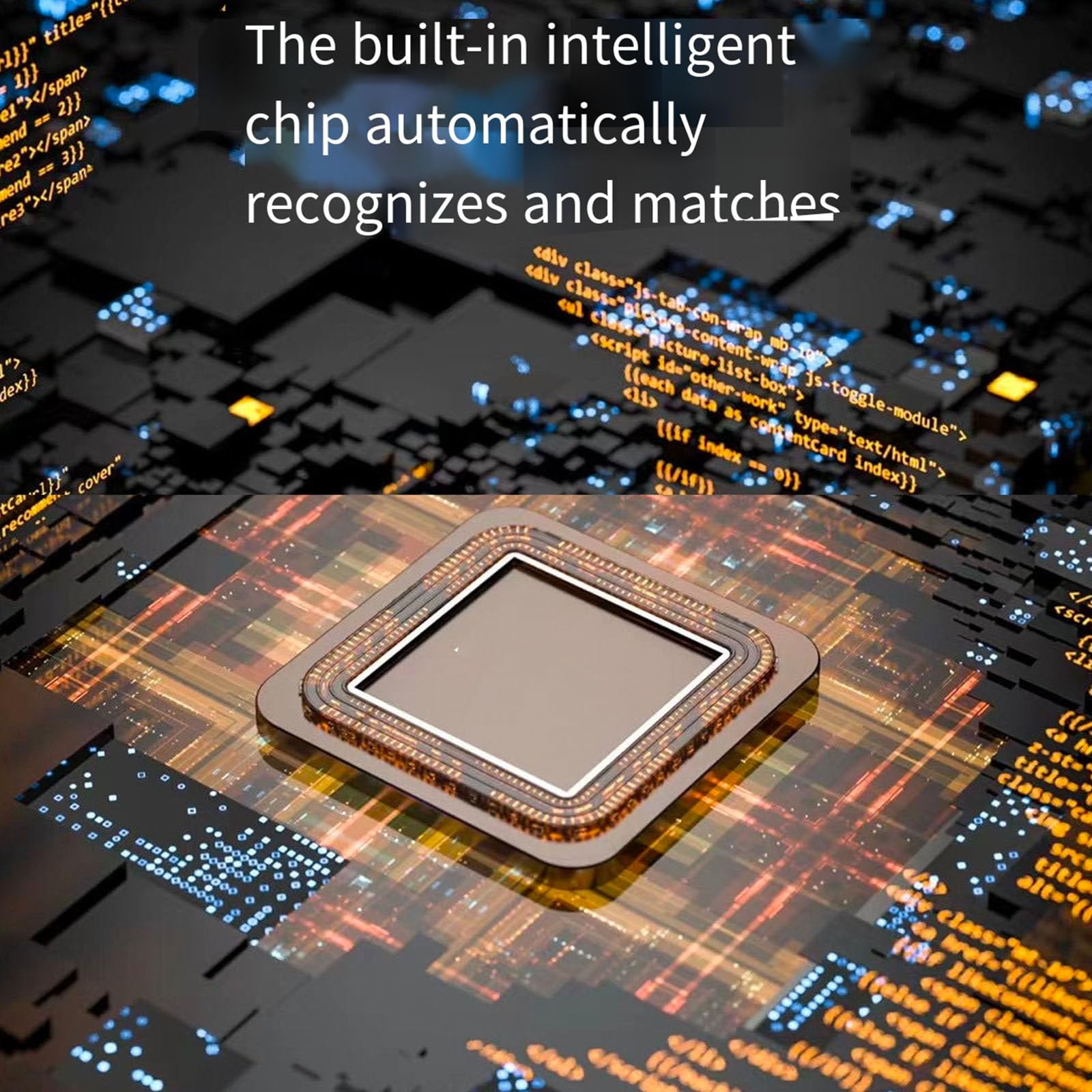Multipresa 8 in 1 con 5 prese CA + 2 USB + 1 TypeC, protezioni multiple di sicurezza, uscita di identificazione intelligente