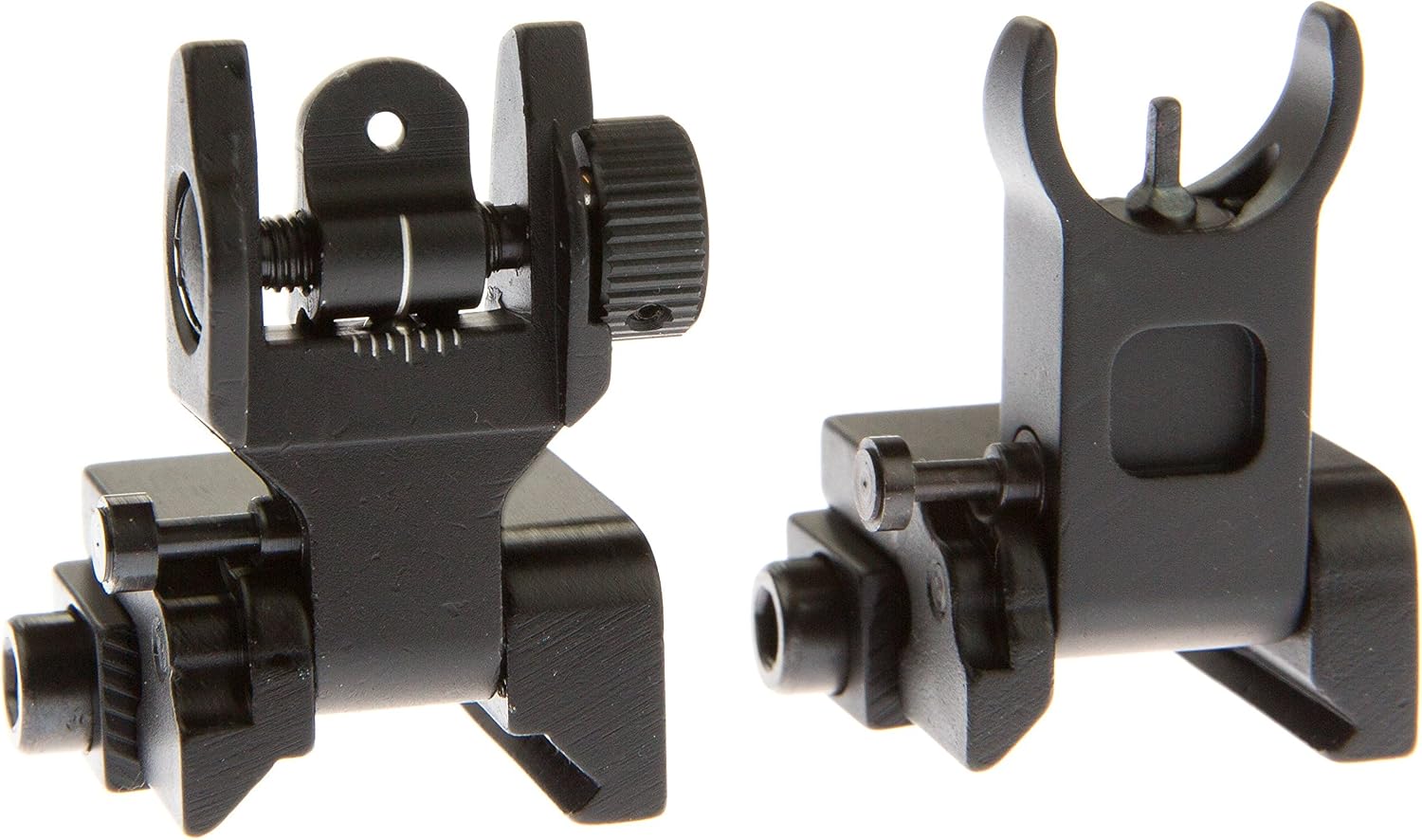 Ultimate Rifle Build Flip Up Battle Sights Co-Witness Back Up Iron Sights BUIS - Front & Rear