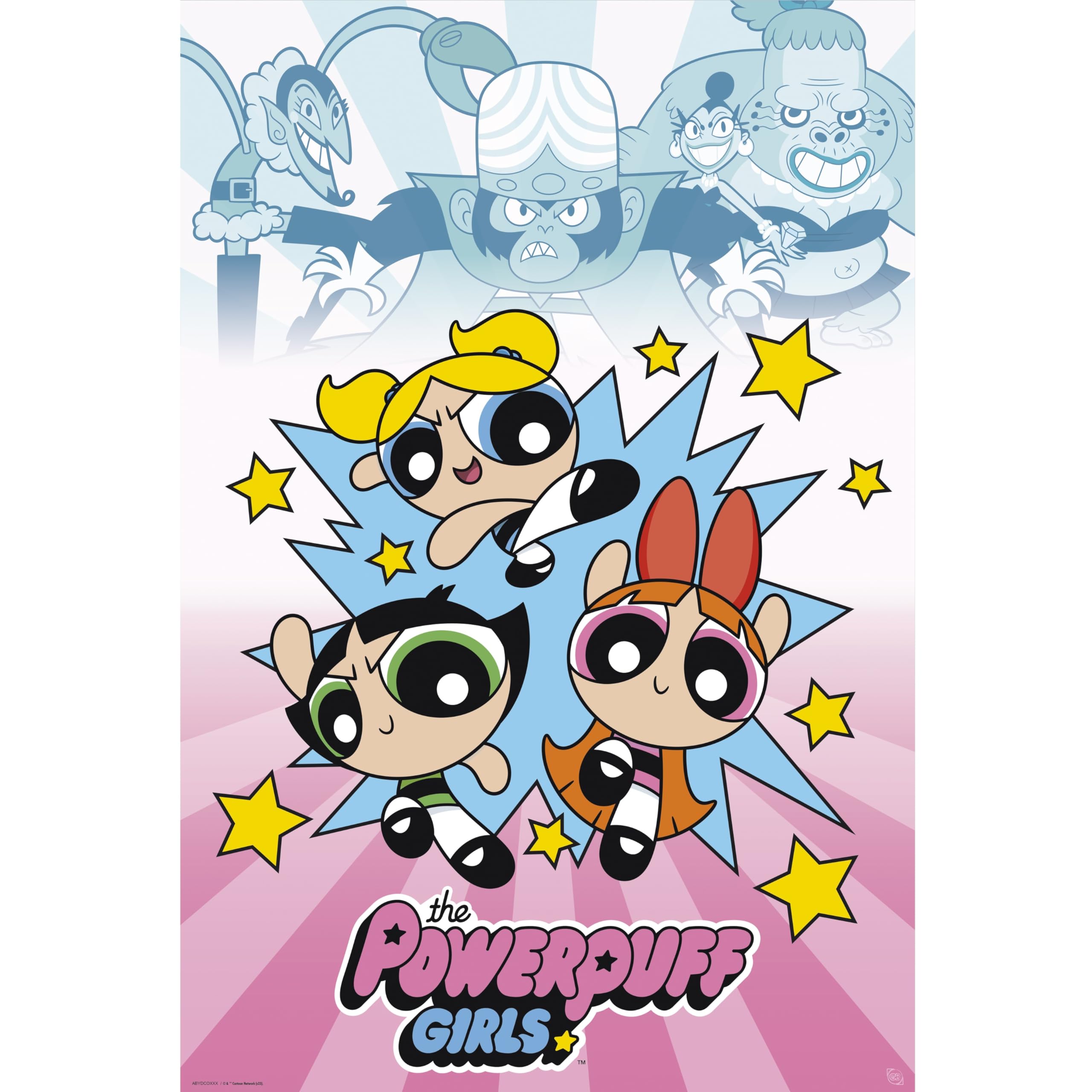 Abystyle Girls Multicolored Gb Eye Powerpuff Vs Villains 61 X 91.5Cm / 24.2 X 35.8 Inches Maxi Poster - Shipped Rolled - Art Poster - Wall Posters - Posters & Prints