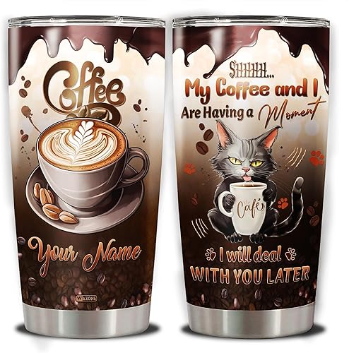 WAZONE Vaso personalizado con nombre, 20 onzas, 30 onzas, Shh My And I Are Having A Moment, taza de viaje, divertidos regalos personalizados para WAZONE Vaso personalizado con nombre, 20 onzas, 30 onzas, Shh My And I Are Having A Moment, taza de viaje, divertidos regalos personalizados para