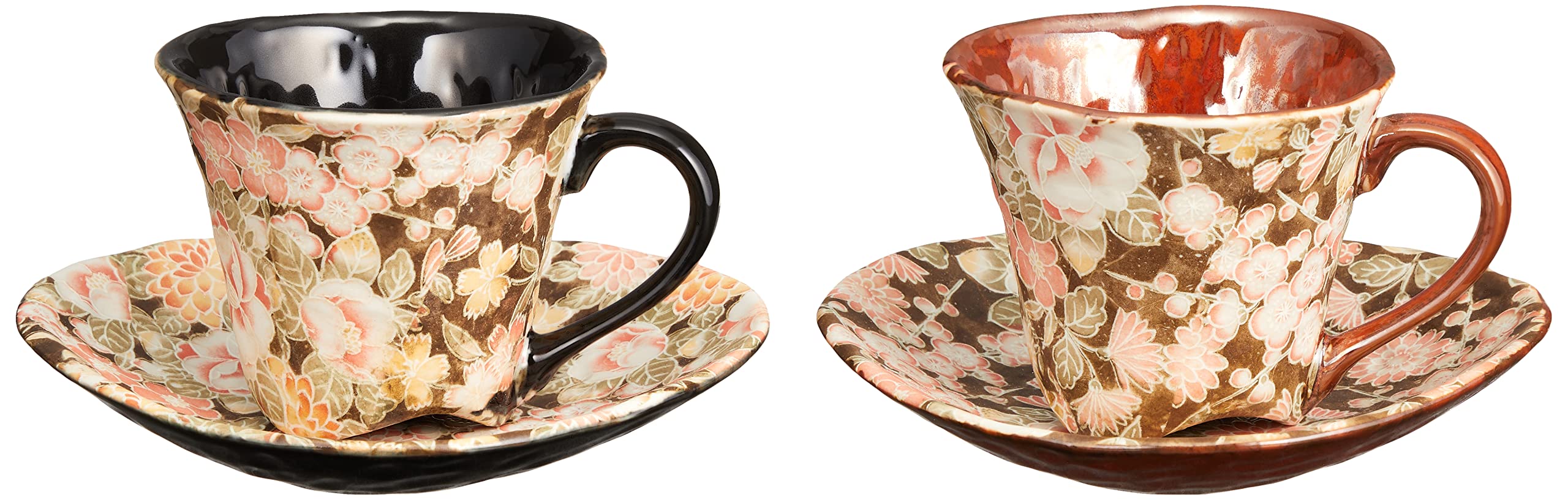 Amazon｜加賀友禅ペアコーヒー 65424｜カップ＆ソーサー オンライン通販