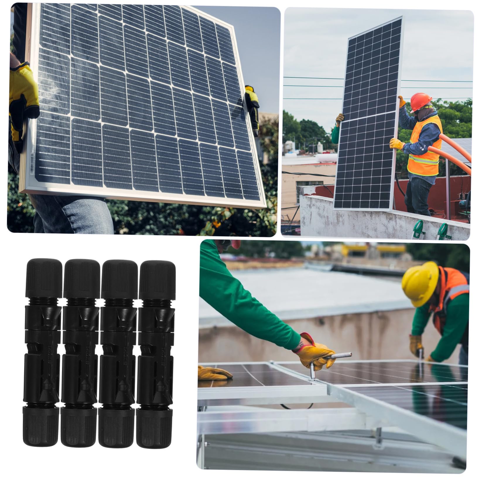 iplusmile 30pezzi Connettori Fotovoltaici Da Impermeabili e Facili Da Installare Per Pannelli Flessibili e Moduli Fotovoltaici Alta Durabilità e Prestazioni Ottimali Condizioni Ambientali