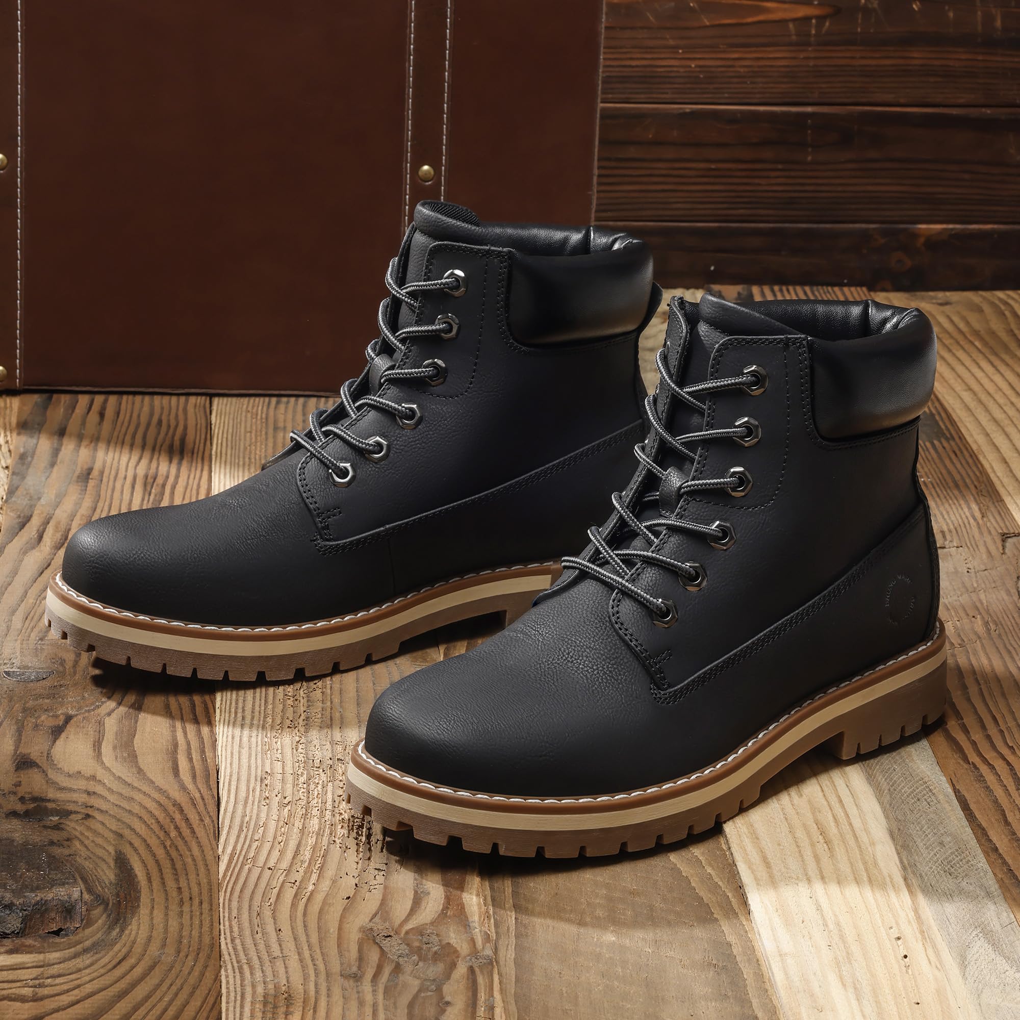 Bruno Marc Botte Homme Classique Bottes Décontractées pour Hommes avec Doublure Respirante Légère et Confortable