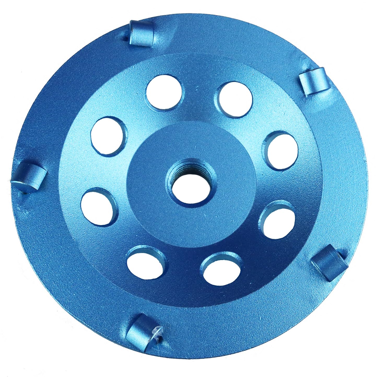 JDK 4.5 Inch PCD Grinding Disc with 5/8’’-11 Thread for Epoxy Paints Coating Remove (4.5 Inch,5PCD Segment)