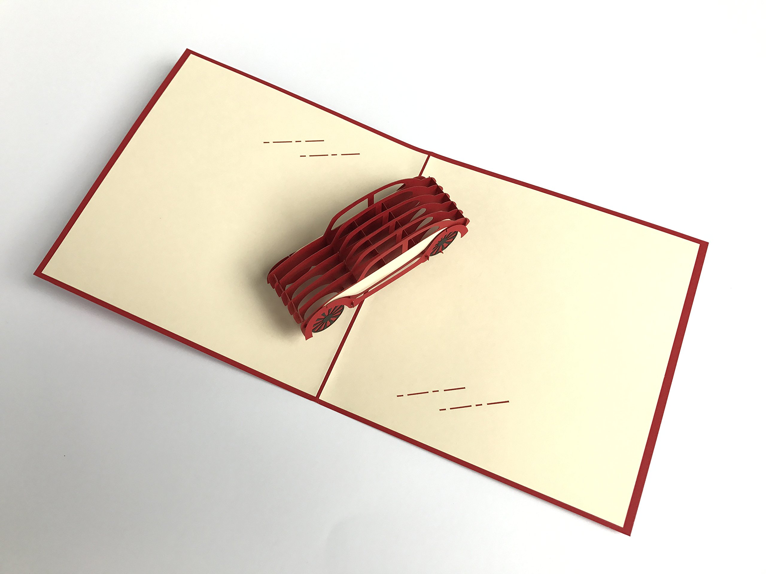Carte Pop-up 3D F1 Pour La Fête Des Pères, Pour Papa, Mari, Petit Ami, Anniversaire De Mariage, Carte Faite à La Main