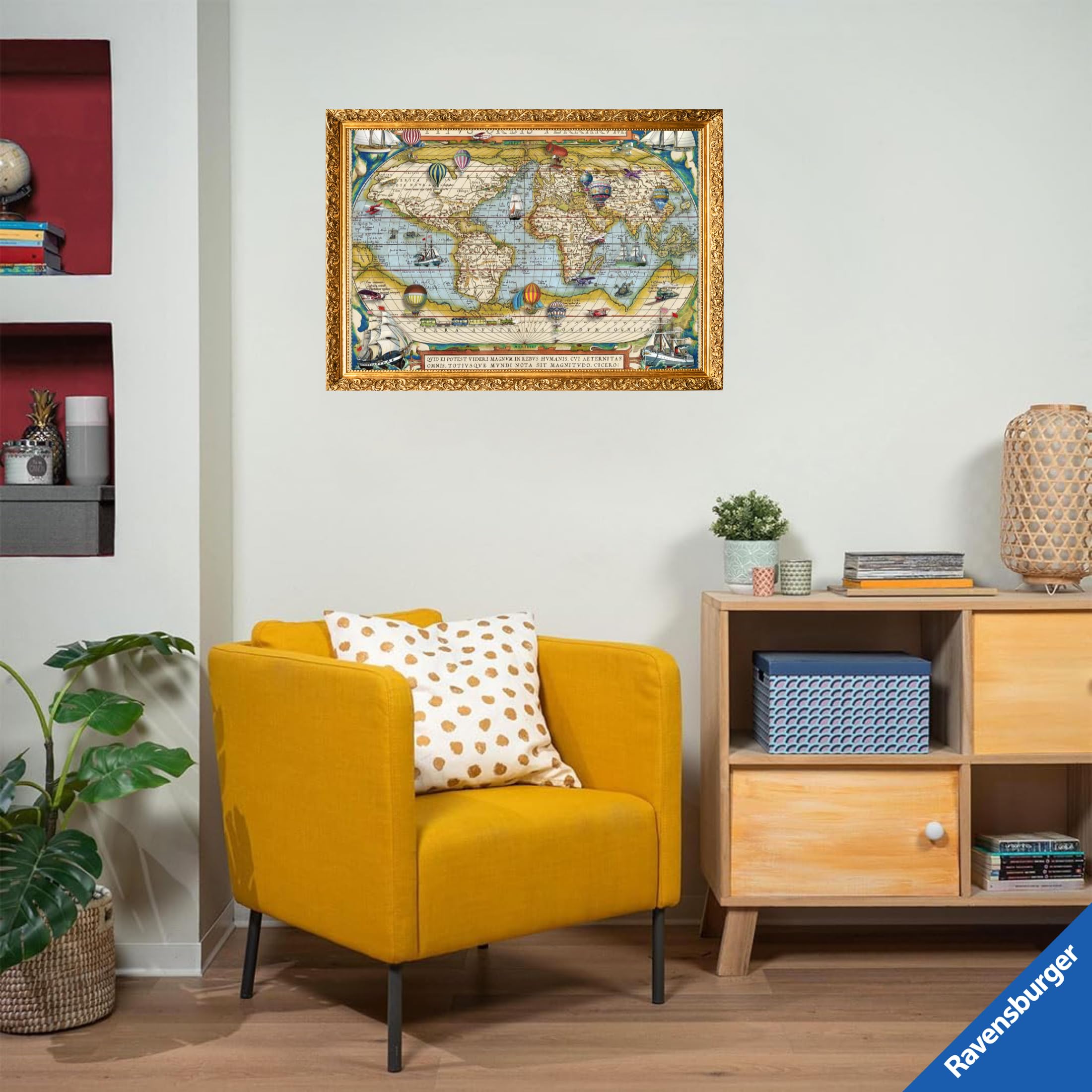 Ravensburger - Puzzle 2000 Piezas Around The World | Puzzle Adultos | Rompecabezas Adultos | para Toda La Familia | 98x75 Cm | Regalo Adulto