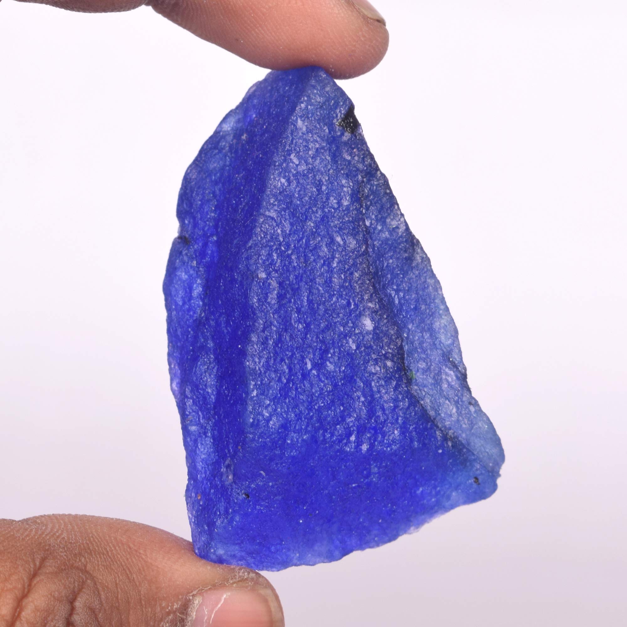 Roher natürlicher blauer Saphir-Rohedelstein, unbeheizter blauer Saphir 170,00 Karat Rohedelstein für Heim- und Gartendekor