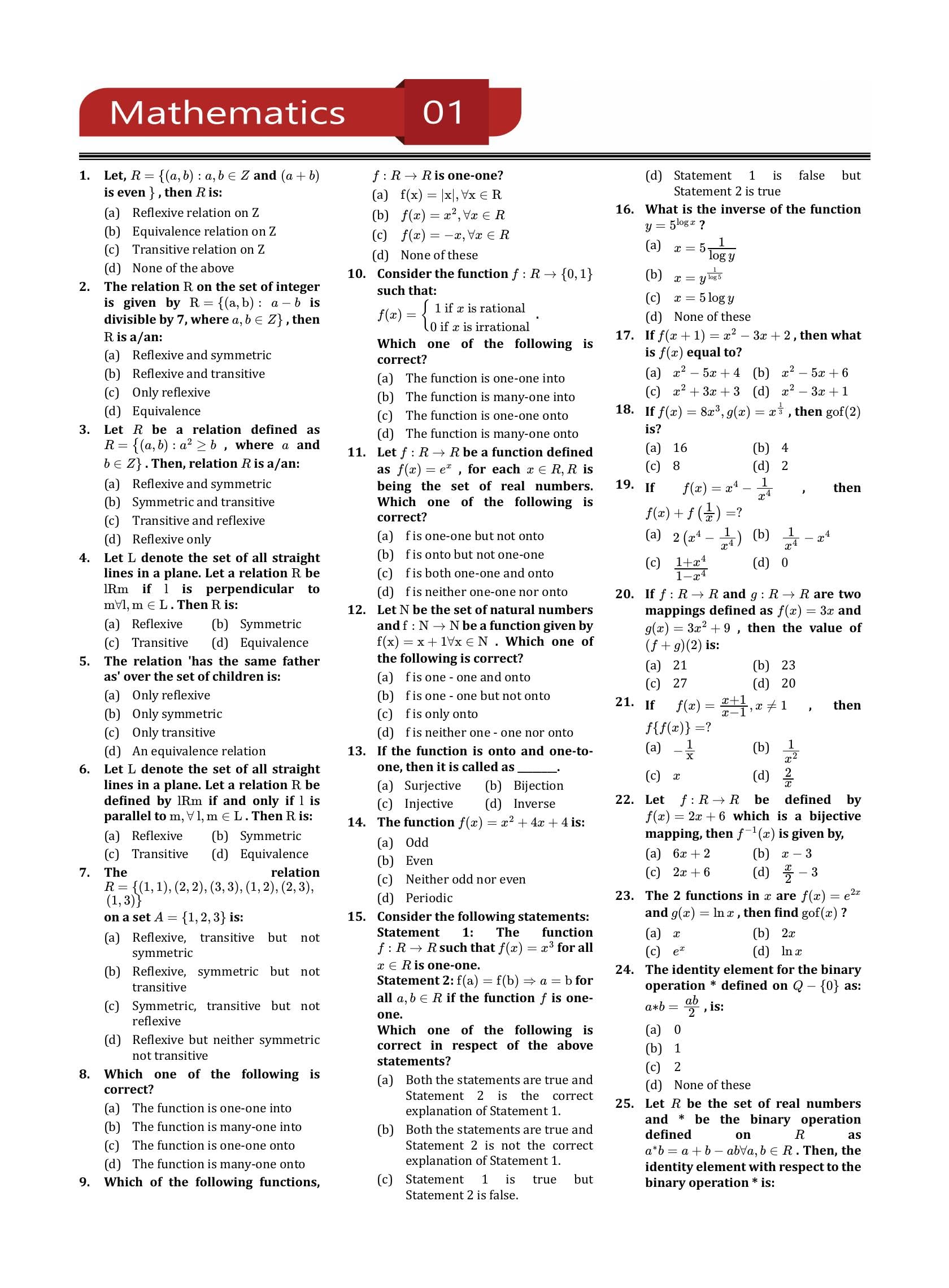 EduGorilla CBSE Board Class XII (Science-PCM) Exam 2024 - 74 Solved MCQ Topicwise Tests For Physics, Chemistry and Mathematics with Free Access to Online Tests 1