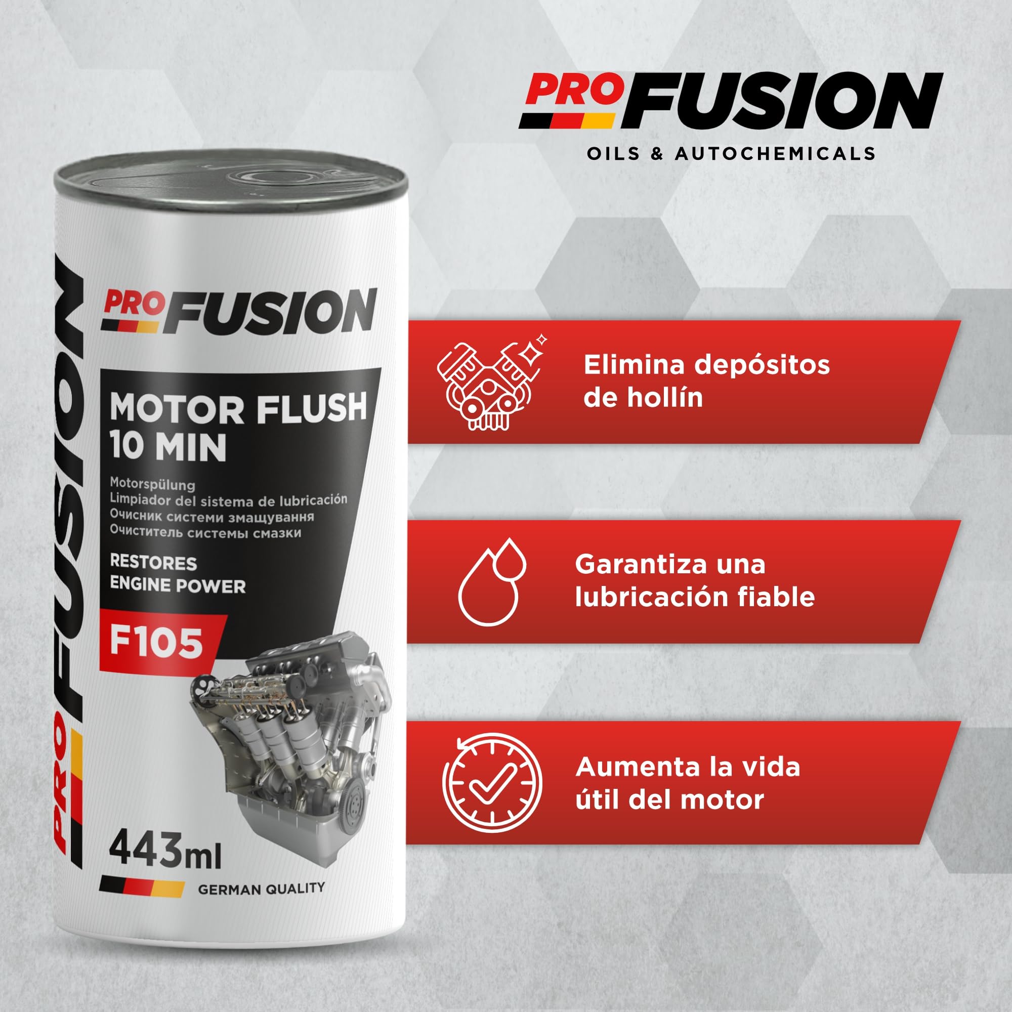 PROFUSION F105 Motor Flush 443 ML 24 24 Pieces in Box