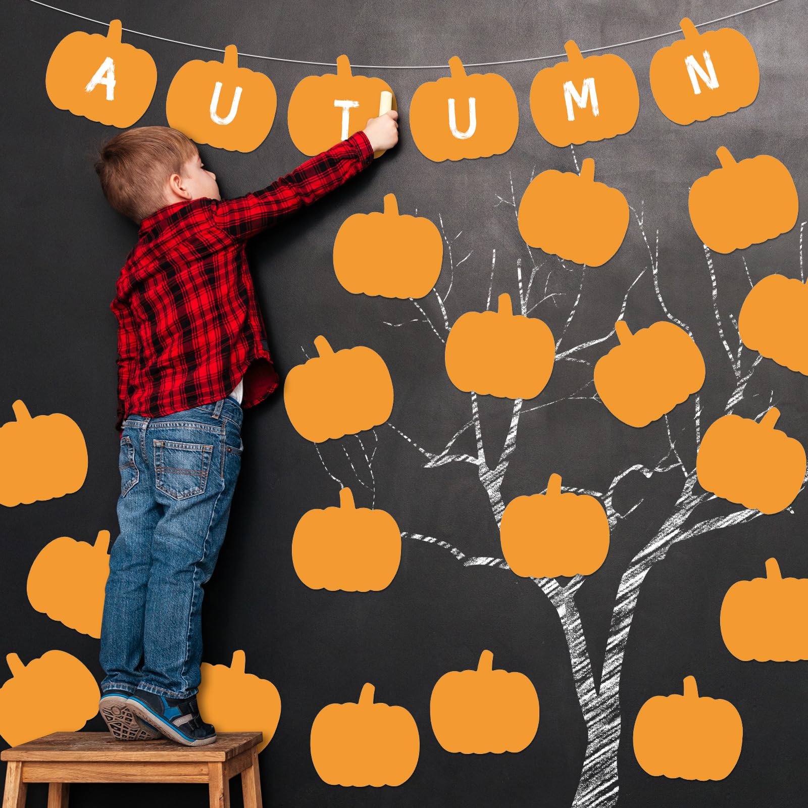 120 Bunte Herbst-Ausschnitte Aus Karton – Ideal Für Deko, Pinnwände & Bastelprojekte (7,6 Cm, 60 Designs)