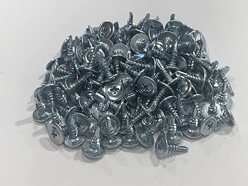 Miniatura 9 de #8 x 12" Phillips - Cabezal de truss modificado autoperforante, caja de 1000 unidades de tornillo, acero chapado en zinc para chapa metálica