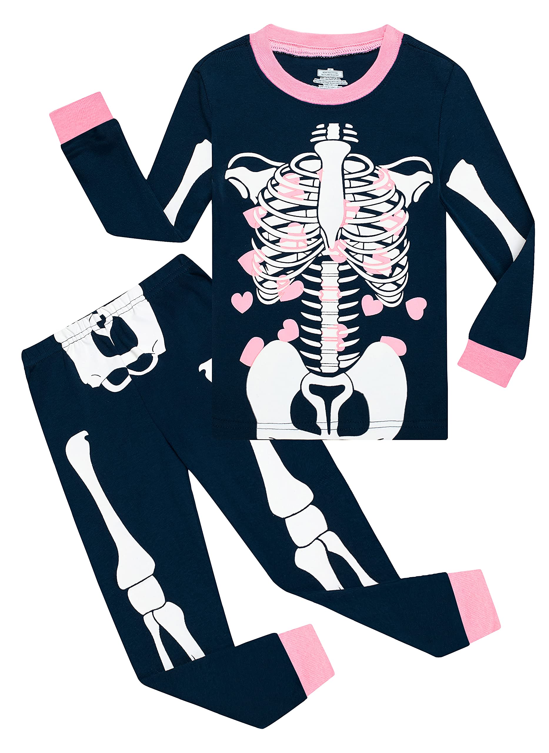 Family FeelingKids & Toddler Girls Boys Pajamas 2 Piece Pjs Set 100% Cotton Sleepwear