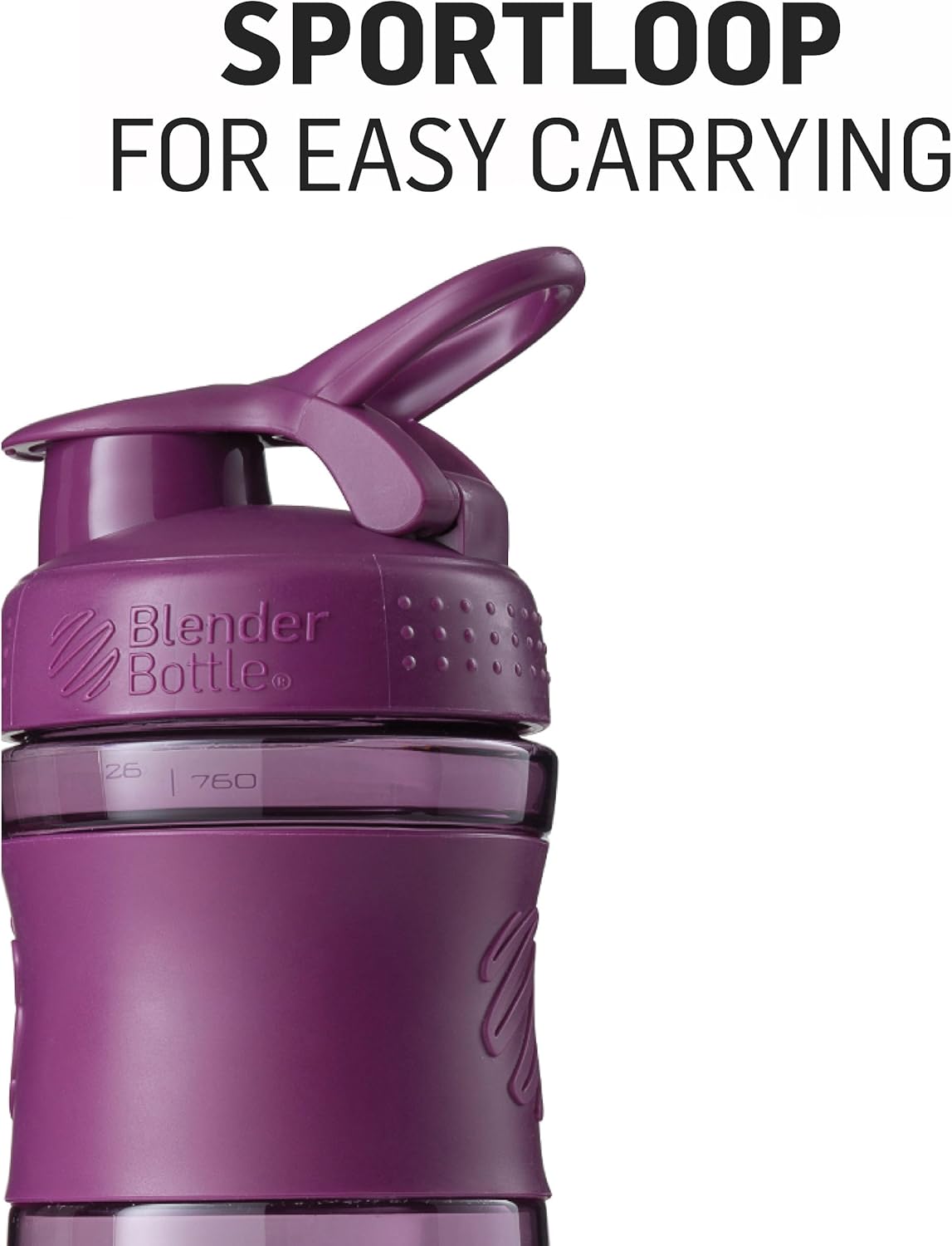 Slim 28oz OdorResistant BPAFree Shaker Sport Mixer Bottle with