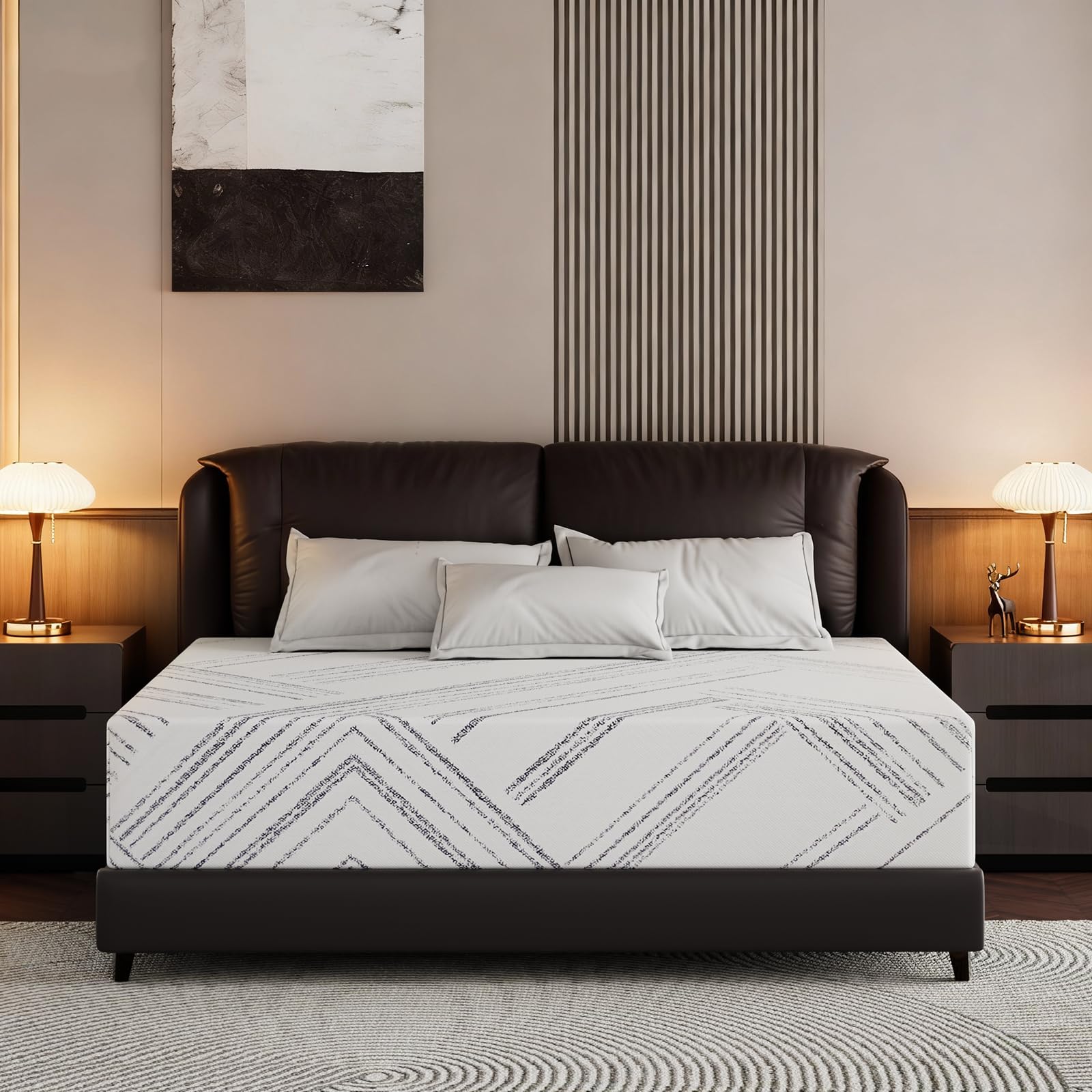 Queen Mattress 10 inch Cooling Gel Memory Foam