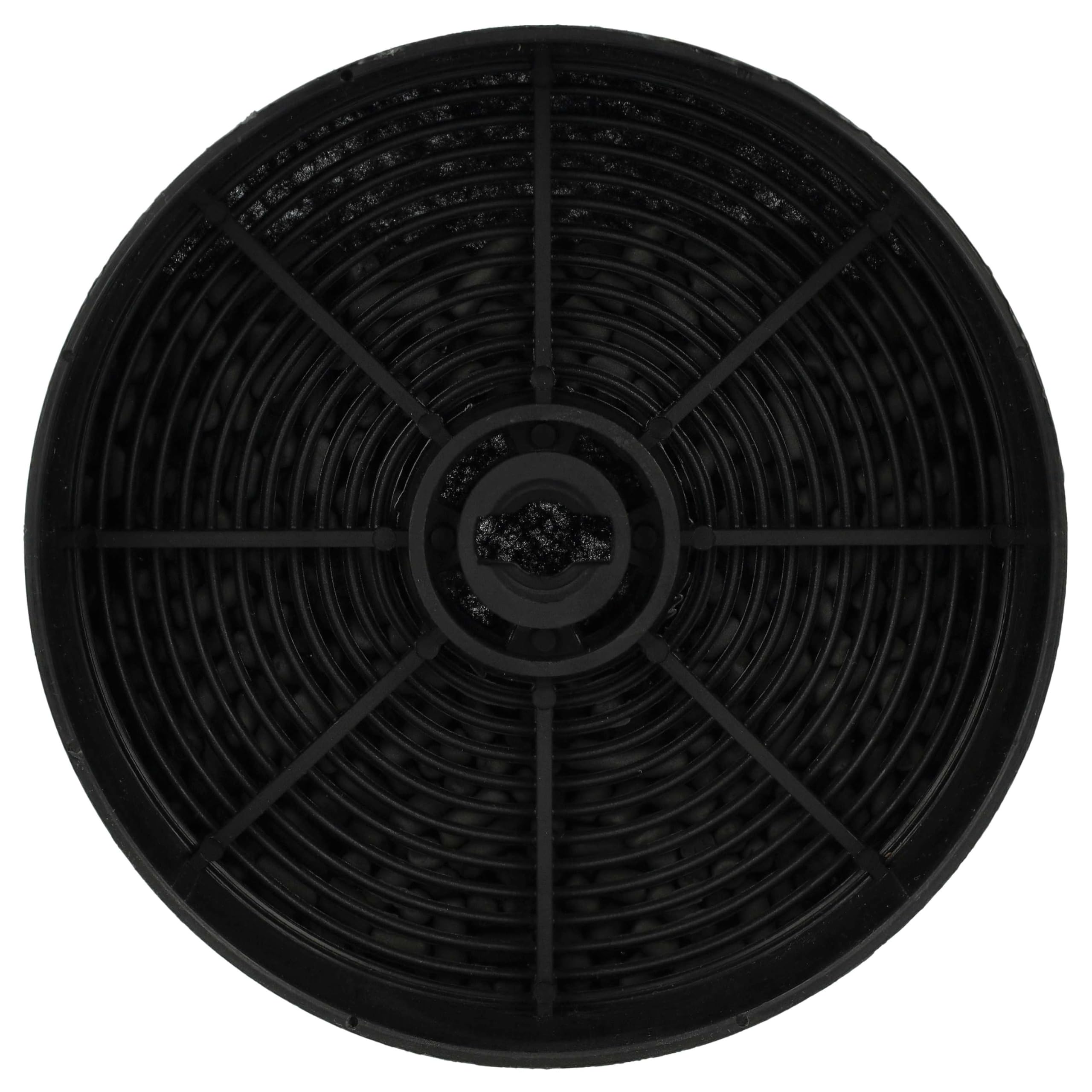 vhbw 10x Filtro a carboni attivi sostituisce FABER F23, 112.0556.527, F21, 112.0506.172 per cappe aspiranti - 12,4 cm