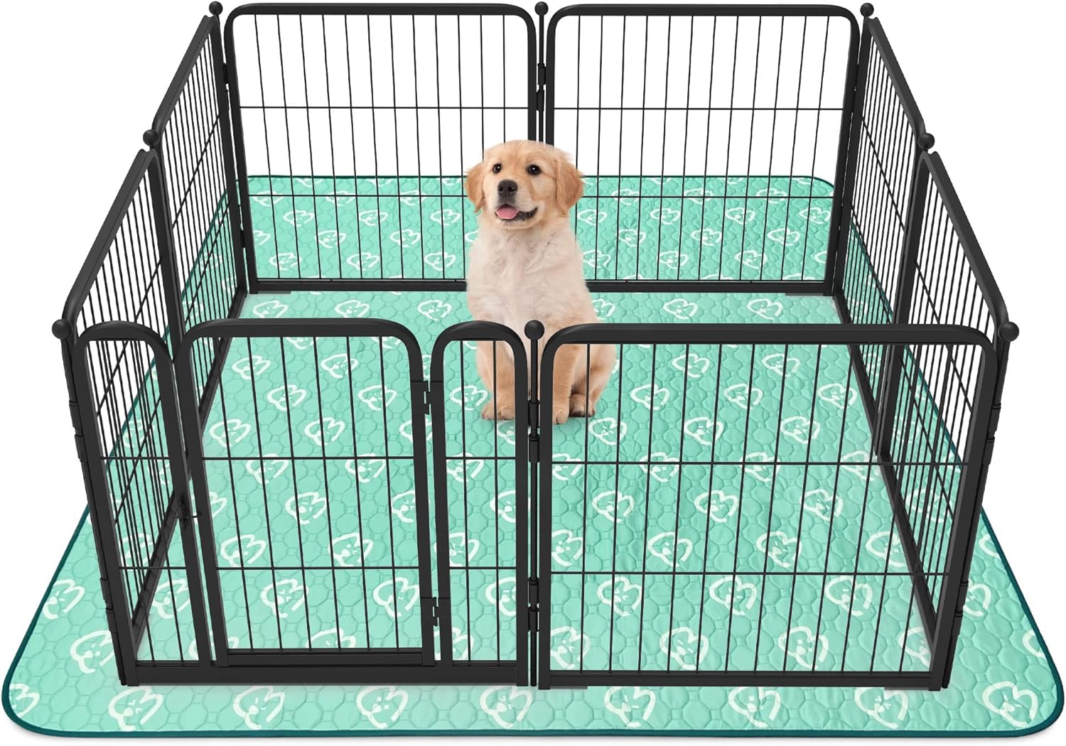 FXW Washable Pee Pads for Dogs(Playpen not Included), 63" x