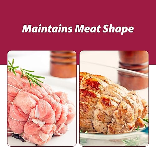 Miniatura 4 de HIC - Agujas rectas para asar, para aves de corral y asados rellenos, acero inoxidable 188, 8 pulgadas, juego de 2