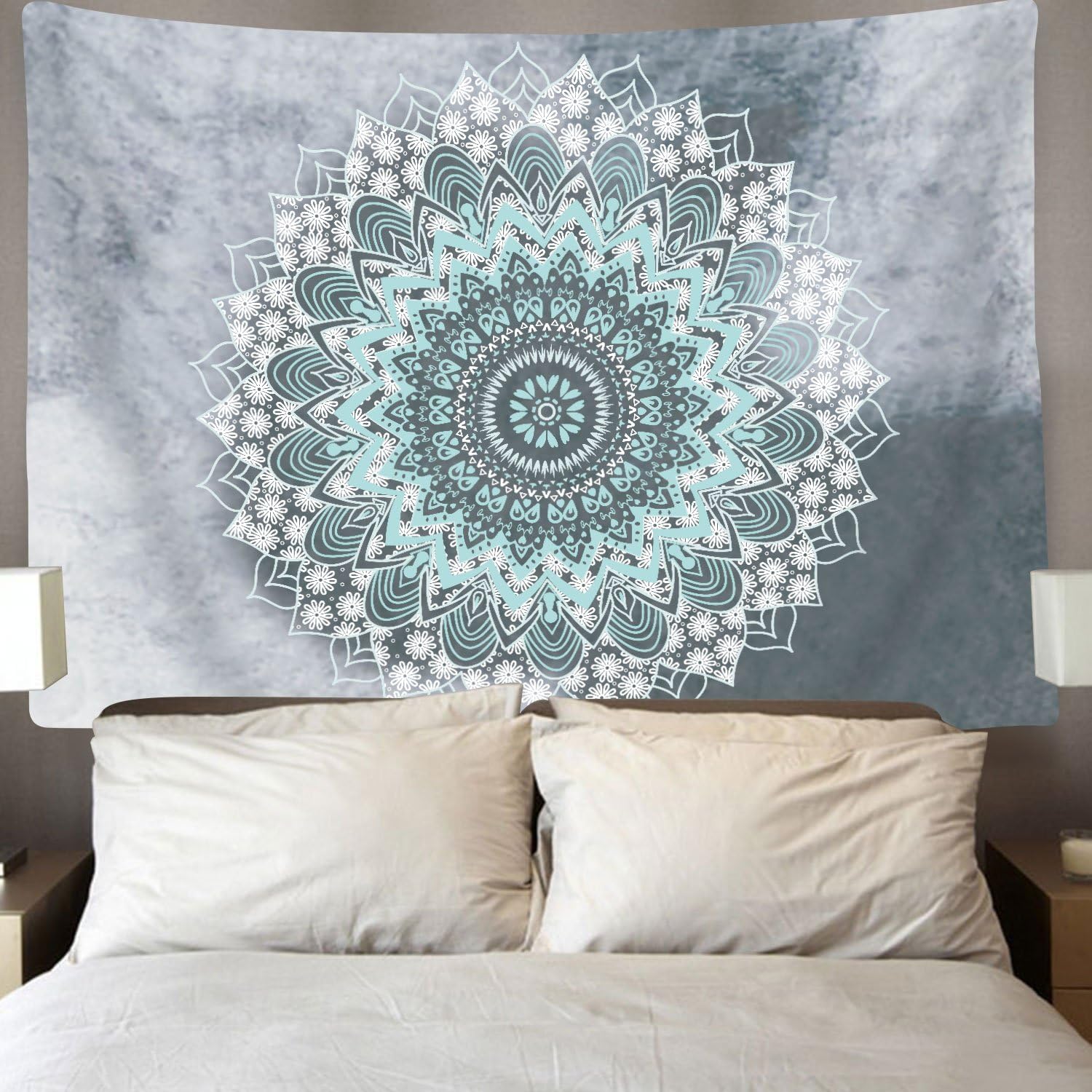 BLEUM CADE Mandala Tapestry Wall Hanging Indian Bohemian Hippie Psychedelic Tapestry Wall Decor for Living Room Bedroom