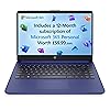 HP Stream 14" Laptop , Intel N4120 Processor , 4 GB RAM , 128 GB SSD , Intel UHD Graphics , HD Display , Dual Speakers , Microsoft 365 Personal 12 month included , Win 11 , Indigo Blue , 14s-dq0033sa