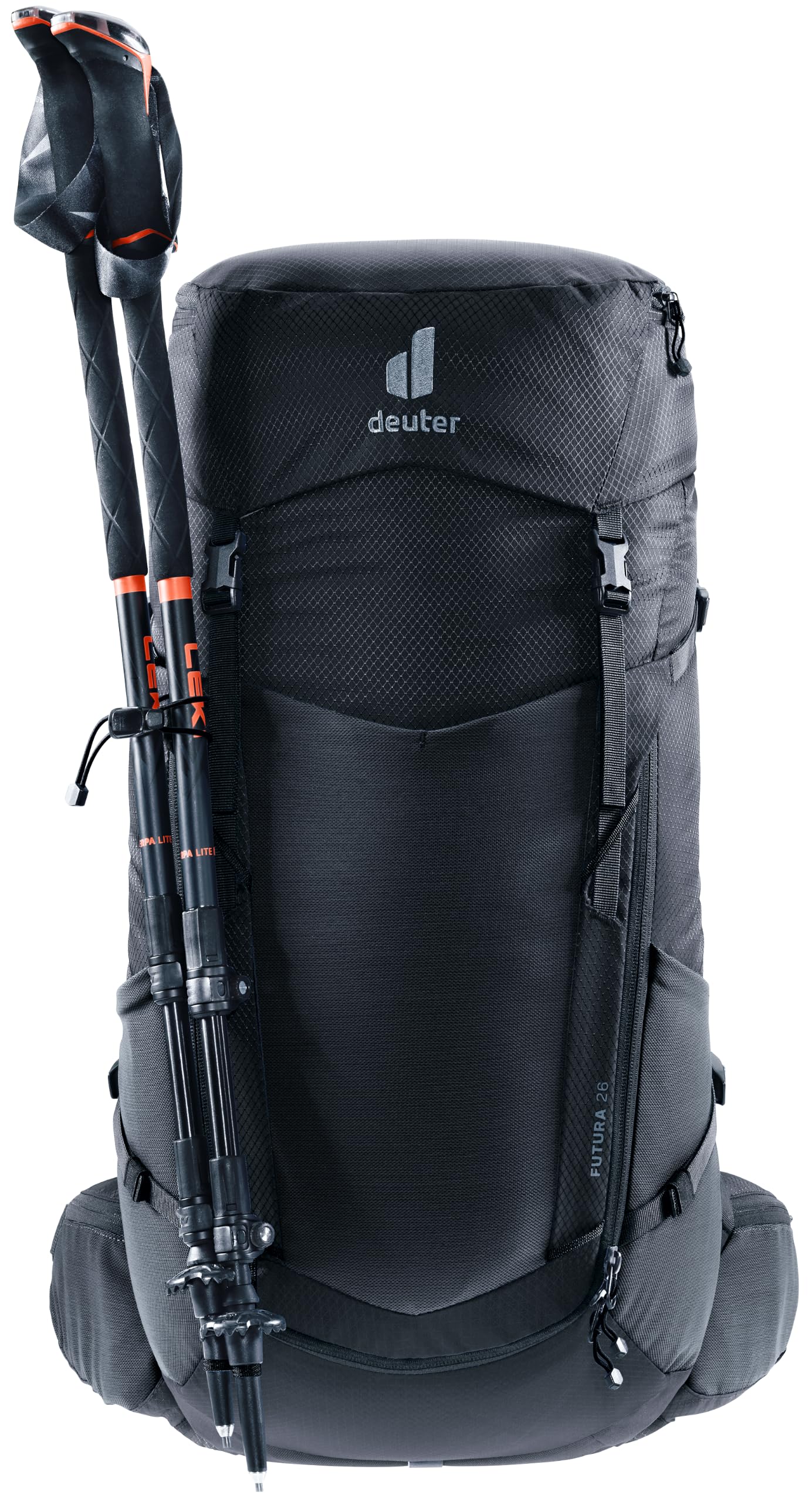deuter Futura 26 Zaino da trekking con schienale in rete e copertura antipioggia