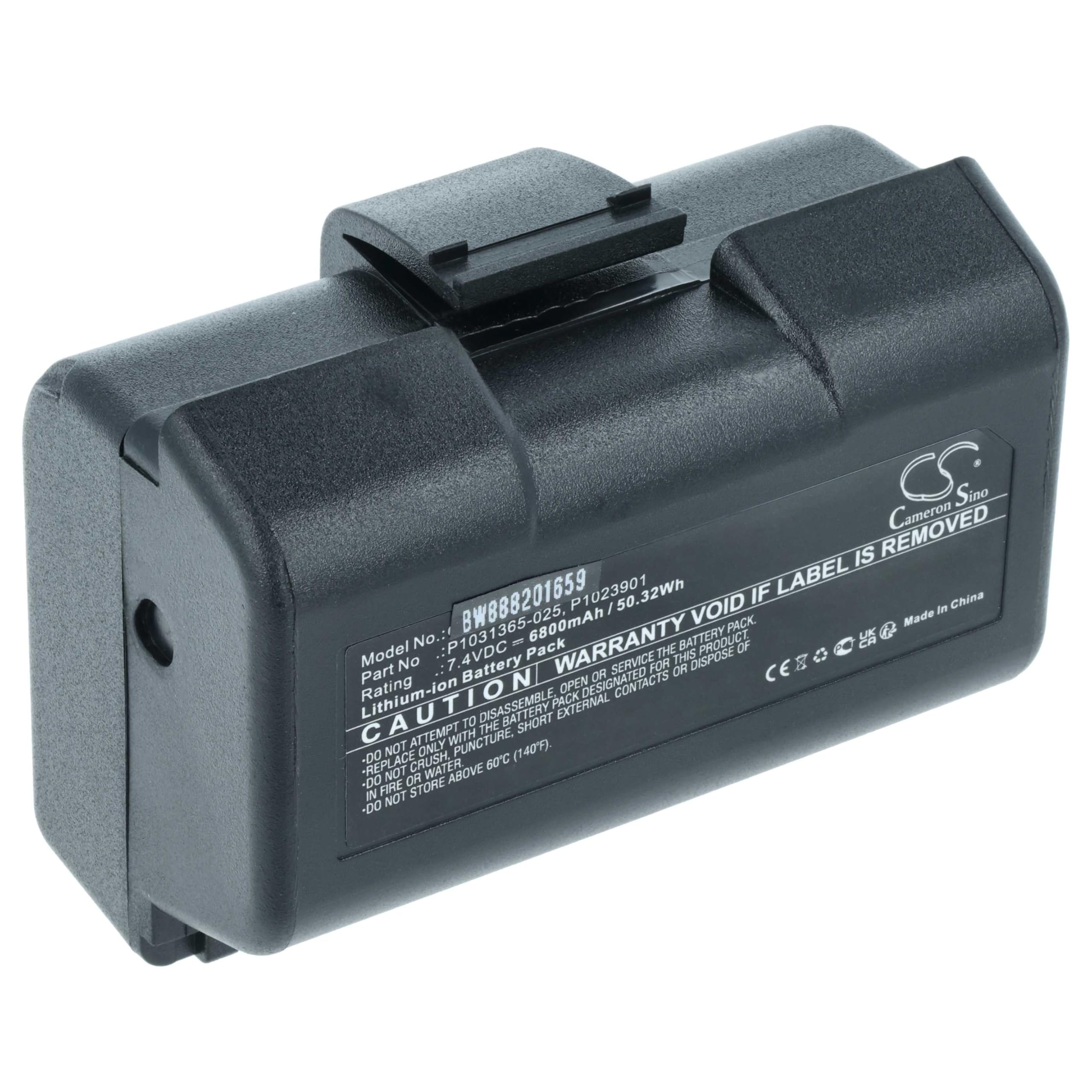 vhbw Batería Compatible con Zebra ZQ610, ZQ610HC, ZQ521, ZQ521 RFID Impresora, copiadora, escáner, Impresora Etiquetas (6800 mAh, 7,4 V, Li-Ion)