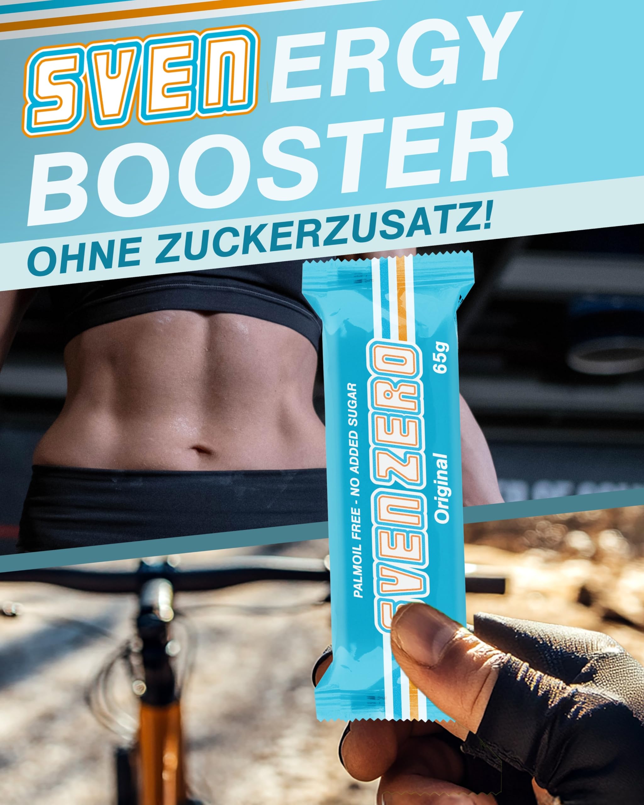 Sven Jack (Energy Cake) Haferriegel Zero Original 20x 65g | Haferflocken Riegel Original I Energieriegel ohne Zucker & Palmöl I Vegane Haferriegel I No added sugar I Kalorien Riegel I Müsliriegel