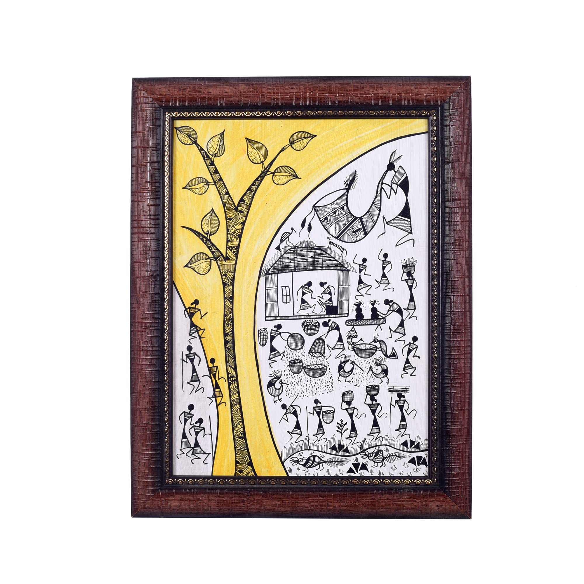 AAKRITI ART CREATIONS The Tree Of Life Warli Painting