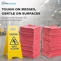 Vista 5 de Toallas de Taller de Algodón Simpli-Magic de 14"x12" (Paquete de 150) – Trapos de Limpieza Reutilizables para Taller para Automóviles, Industrias