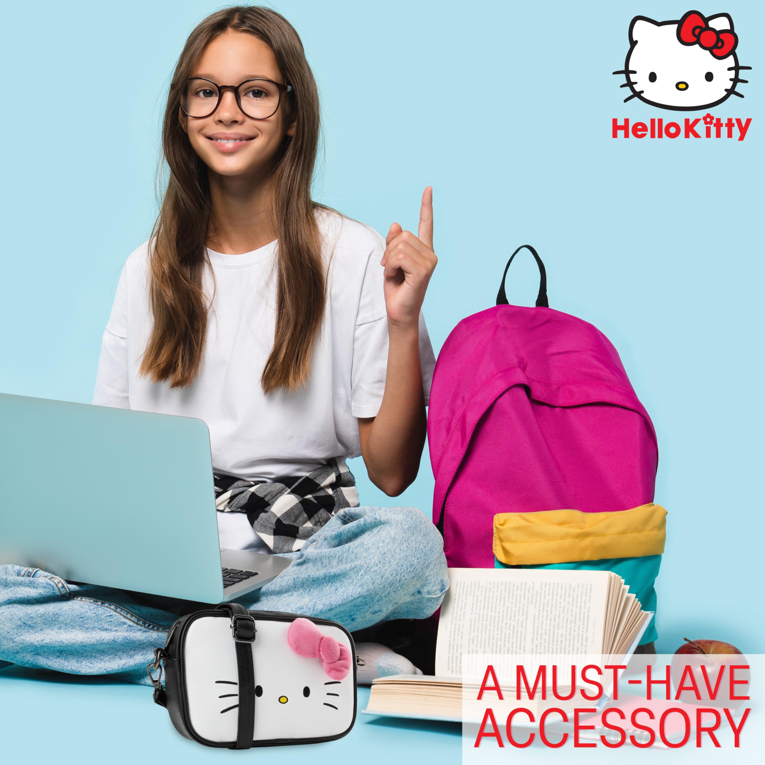 Hello Kitty Sanrio torba na ramię dla dziewcząt, nastolatków, modna torba crossbody, kawaii, damska torebka, zakupy, podróże, wakacje, prezenty anime