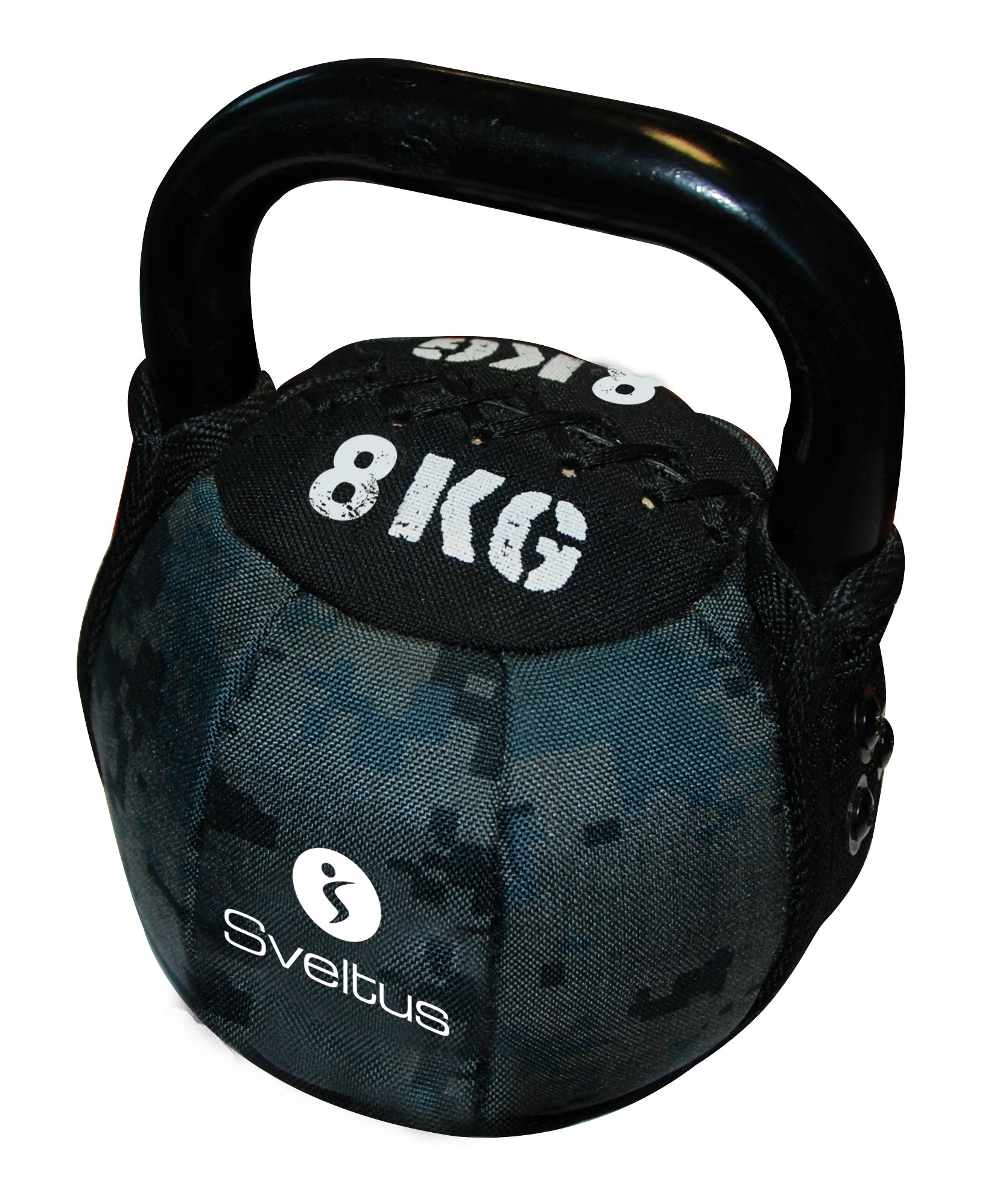 Kettlebell Sveltus 8kg Arancione - In Vinile, Per Allenamento Funzionale Unisex Adulti - Foto 9
