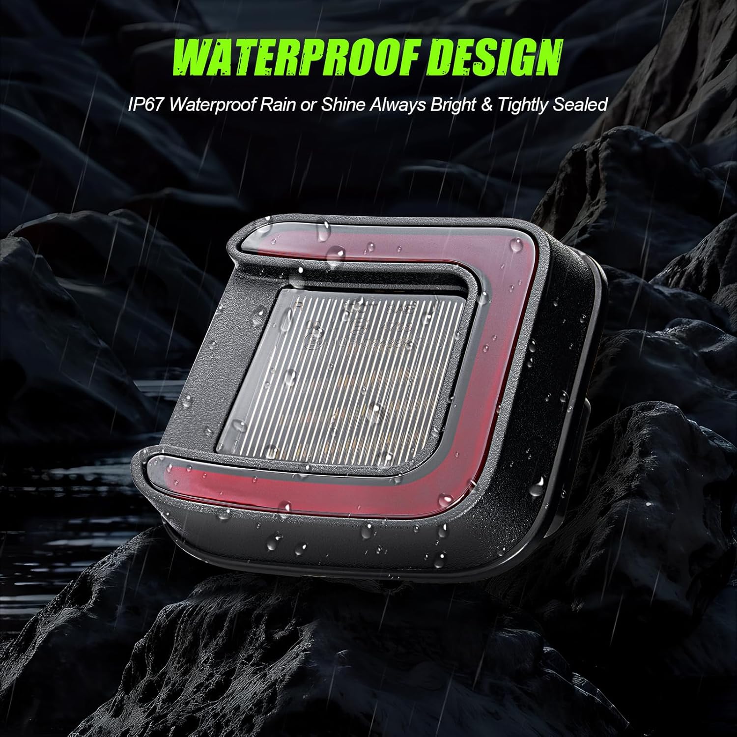 LED License Plate Lights Compatible with 2002-2018 RAM 1500, 2500, 3500 2019-2022 RAM 1500 Classic Pickups | 6000K White LED Tag Lamps,Smoke Lens 2-Pack