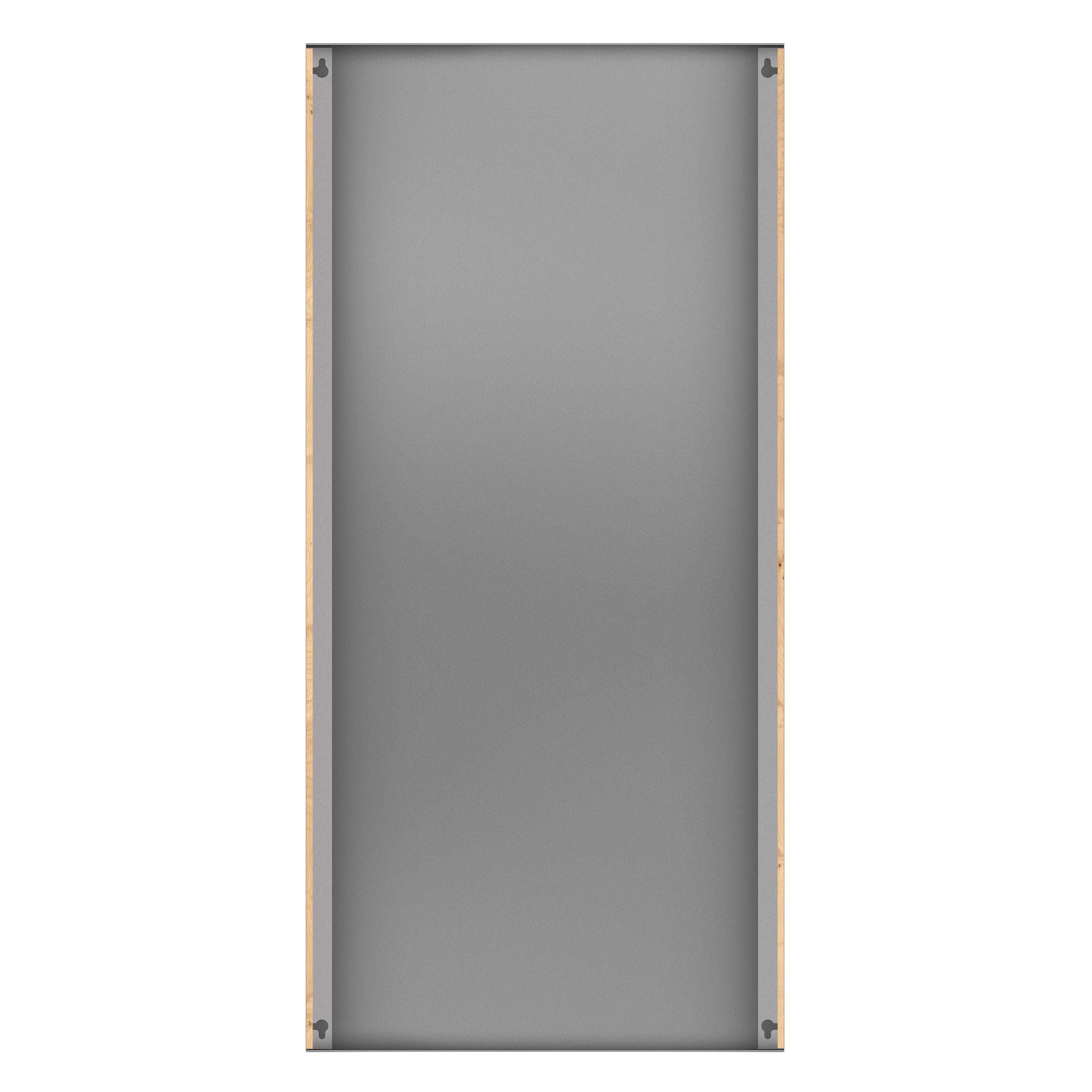 Magnettafel Pinnwand für Magnete Holzoptik Magnetboard - Magnetwand Made in Germany - Kunstkopie Modern Notiztafel Küche Flur Büro Visionboard WBMT_1798 (37x78cm)