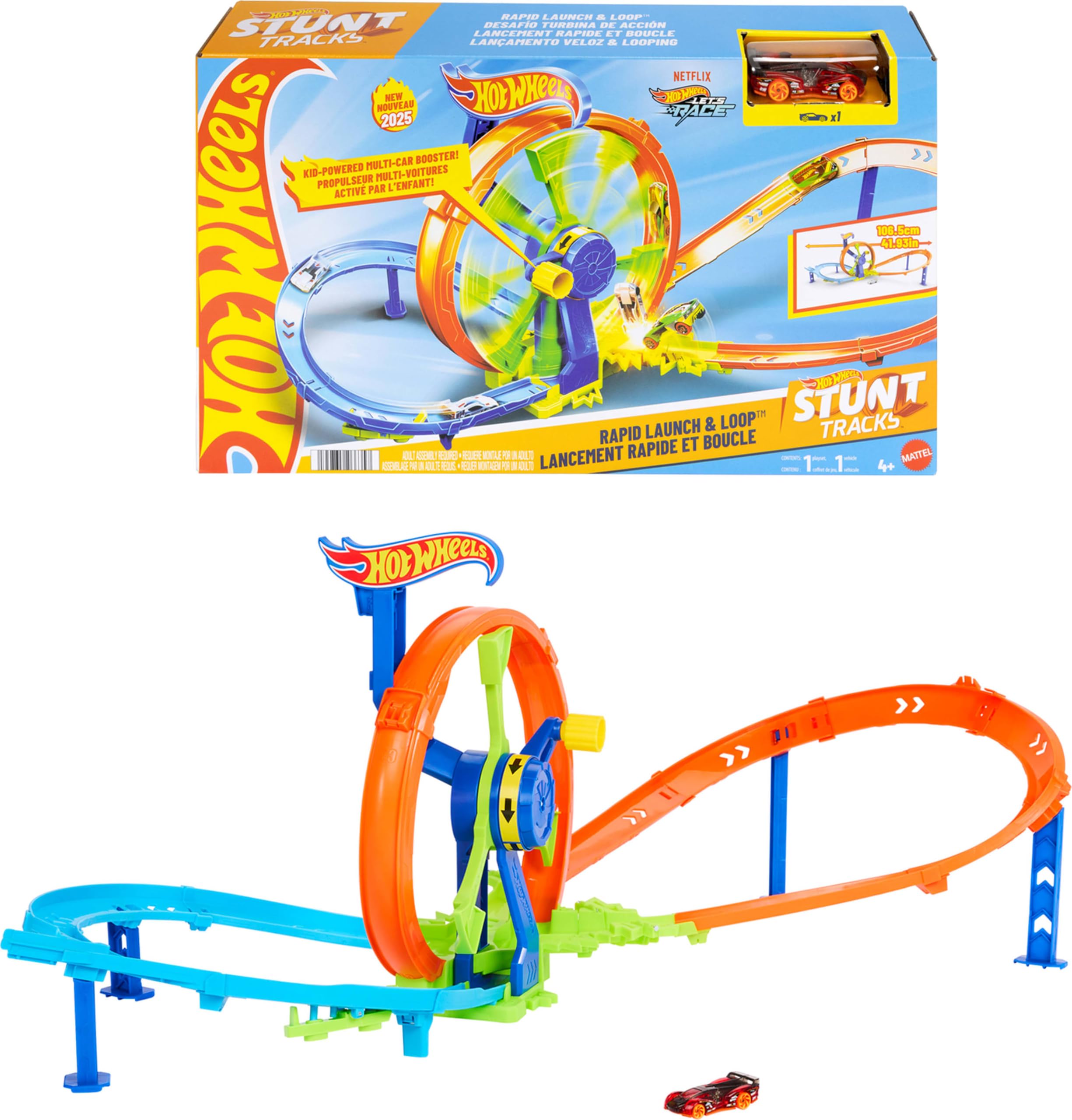 Hot Wheels Hızlı Fırlatma ve Döngü Parkuru Oyun Seti Hot Wheels Hızlı Fırlatma ve Döngü…