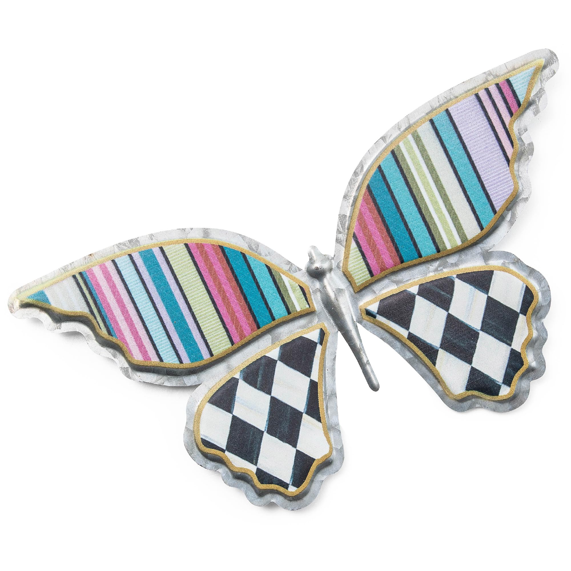 MACKENZIE-CHILDS Always Flowers Outdoor Butterfly Wall Decor