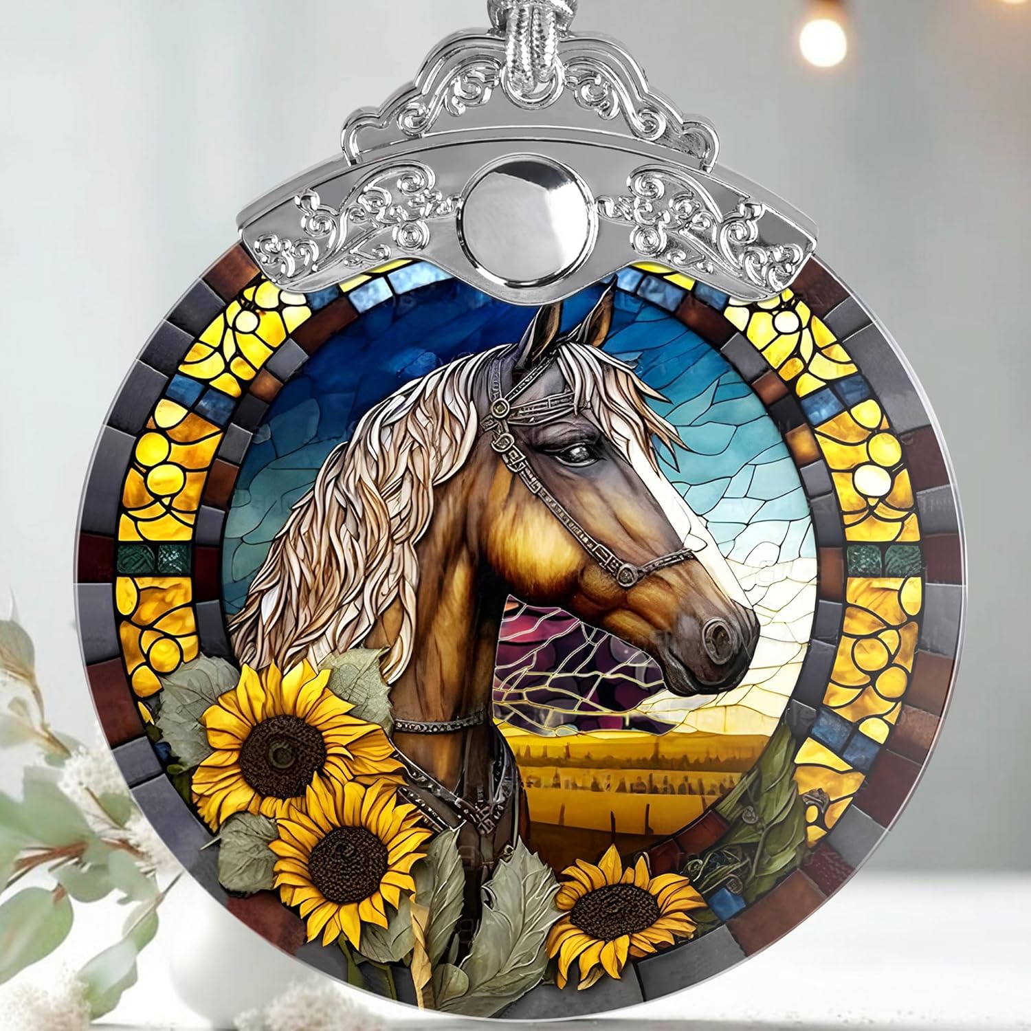 Jocidea Christmas Ornament, Horse Christmas Decor, Horse