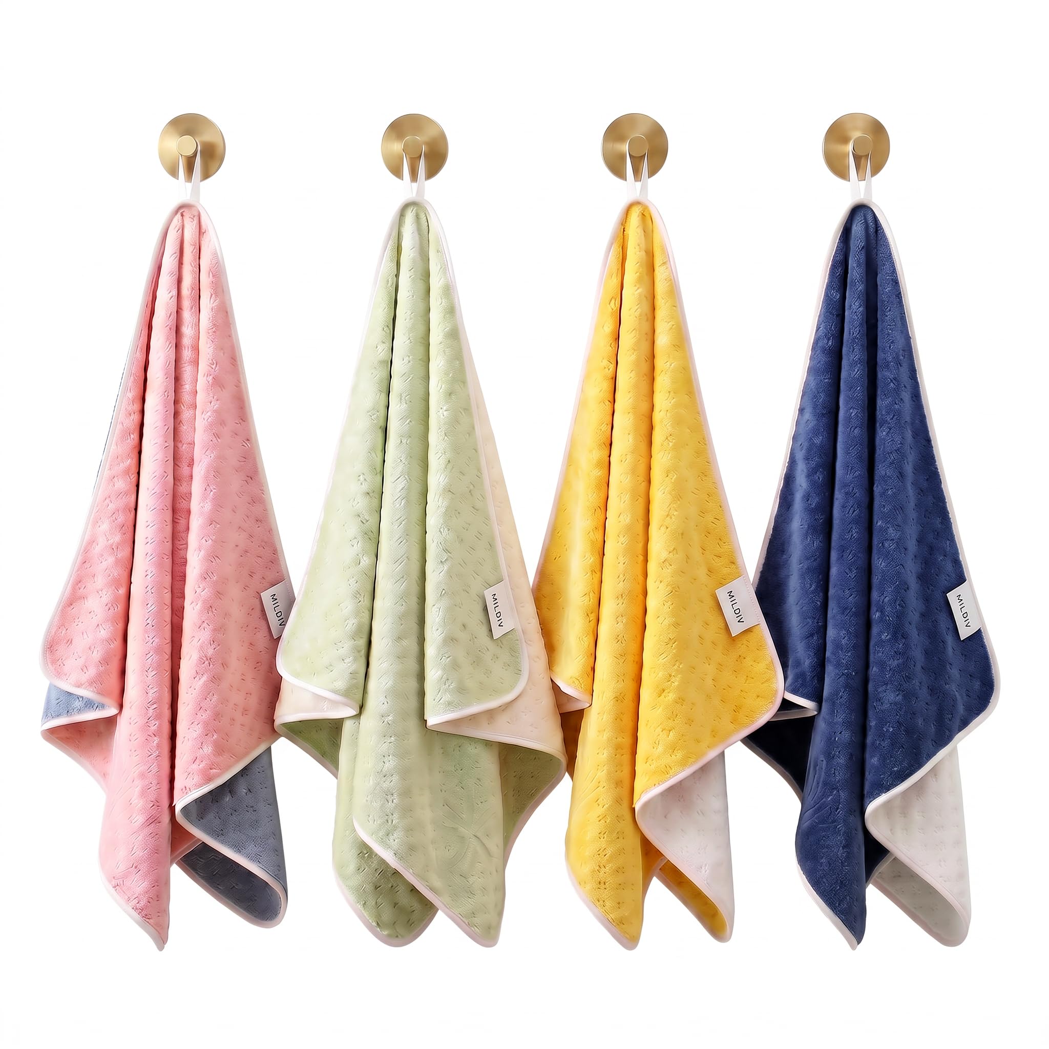 Microfiber Hand Towels - Set of 4, Super Soft & Quick Dry -1 Microfiber Hand Towels - Set of 4, Super Soft & Quick Dry -1