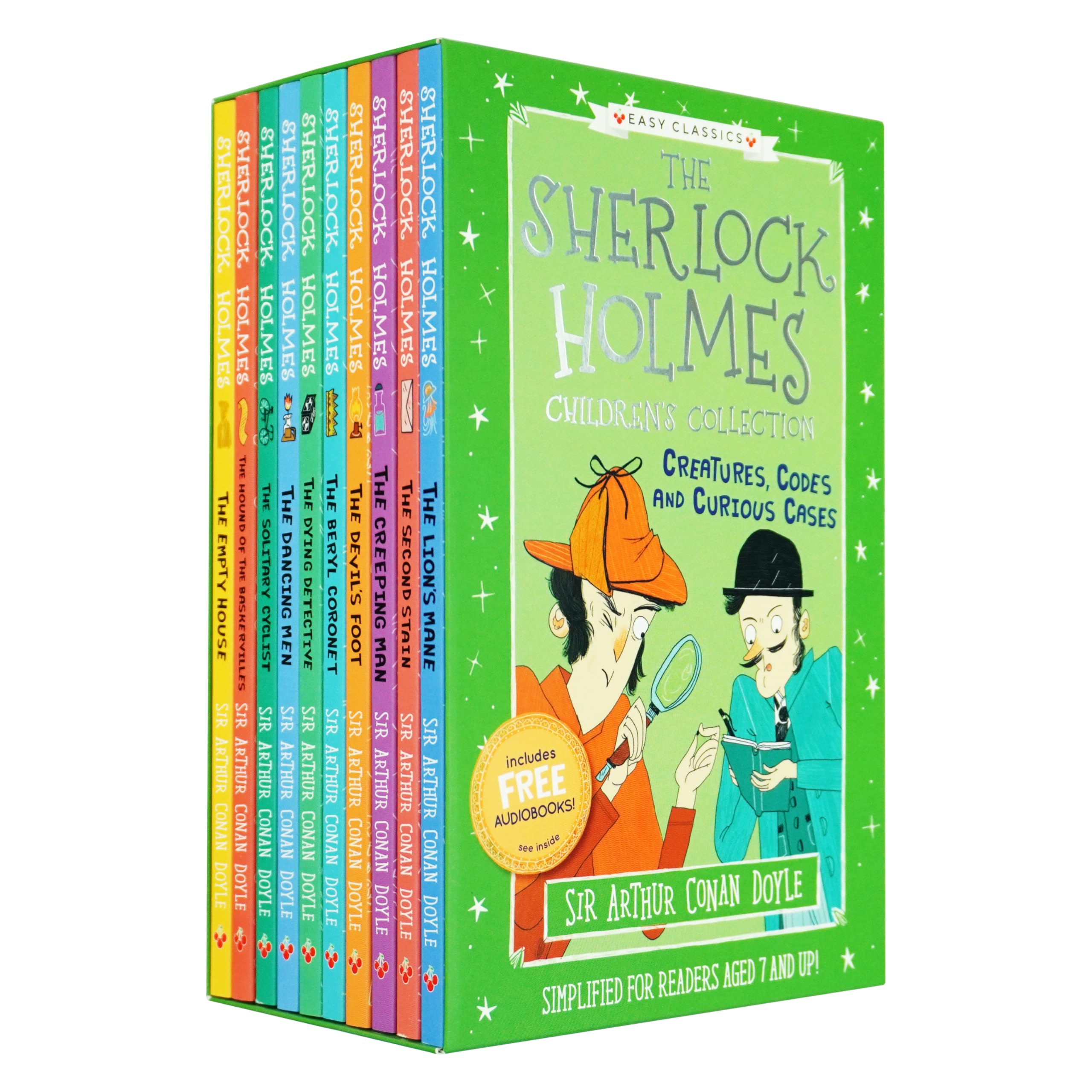 The Sherlock Holmes Children’s Collection: Creatures, Codes and Curious Cases - Set 3 (The Sherlock Holmes Children’s Collection: Creatures, Codes and Curious Cases (Easy Classics)) Paperback – June 10, 2021