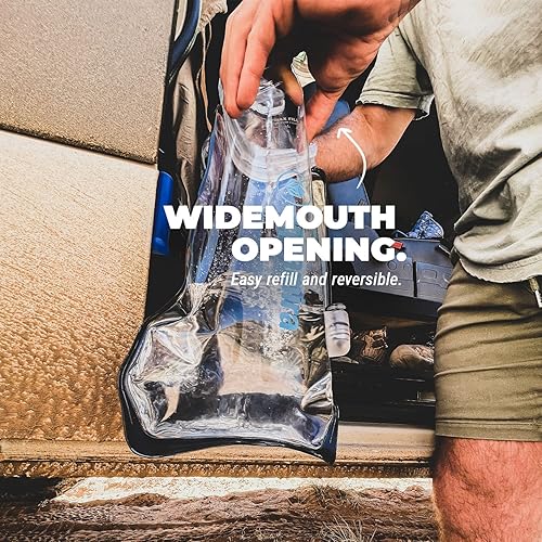 Miniatura 5 de Aquamira Depósito presurizado de 3L, depósito de filtración de agua, capacidad de 100 oz