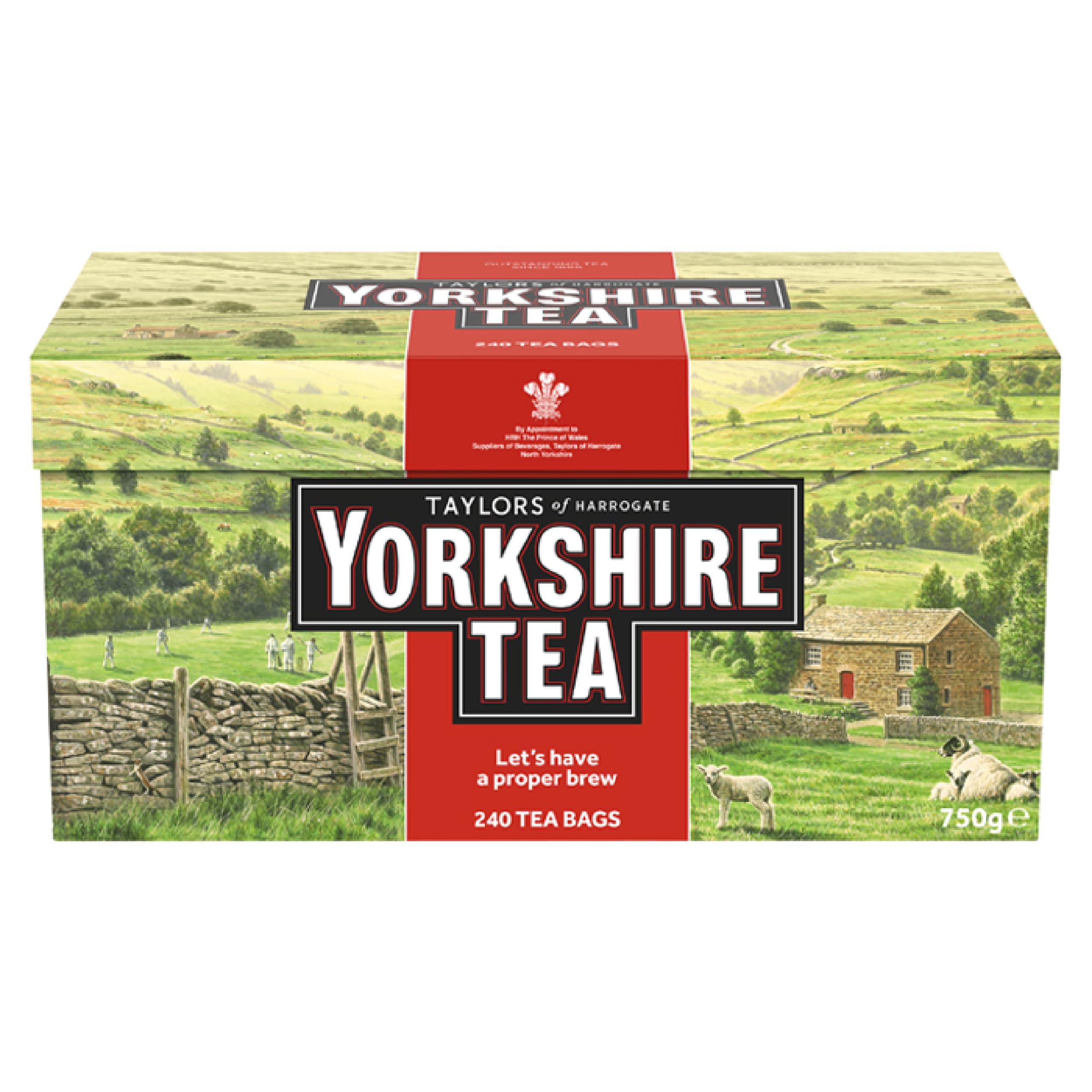 Yorkshire Tea - Erfrischender, Starker Schwarzer Tee-Mix - English Breakfast, Sorgfältig Gemischt für Konsistenz und Geschmack - 240 Teebeutel