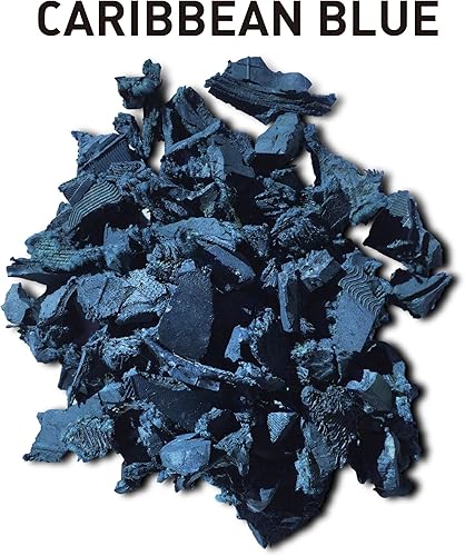 Miniatura 6 de NuPlay - Suelo de goma para patio de recreo, barrera de malezas de pepita de goma, pisos para juegos de columpios, cubiertas de áreas de juego, Azul