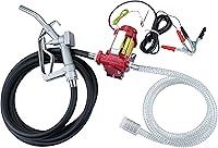 Vista 12 de Bomba de transferencia de aceite de combustible de gasolina autocebante de 12V DC con bombeo reversible para gasolina, diesel, queroseno y más