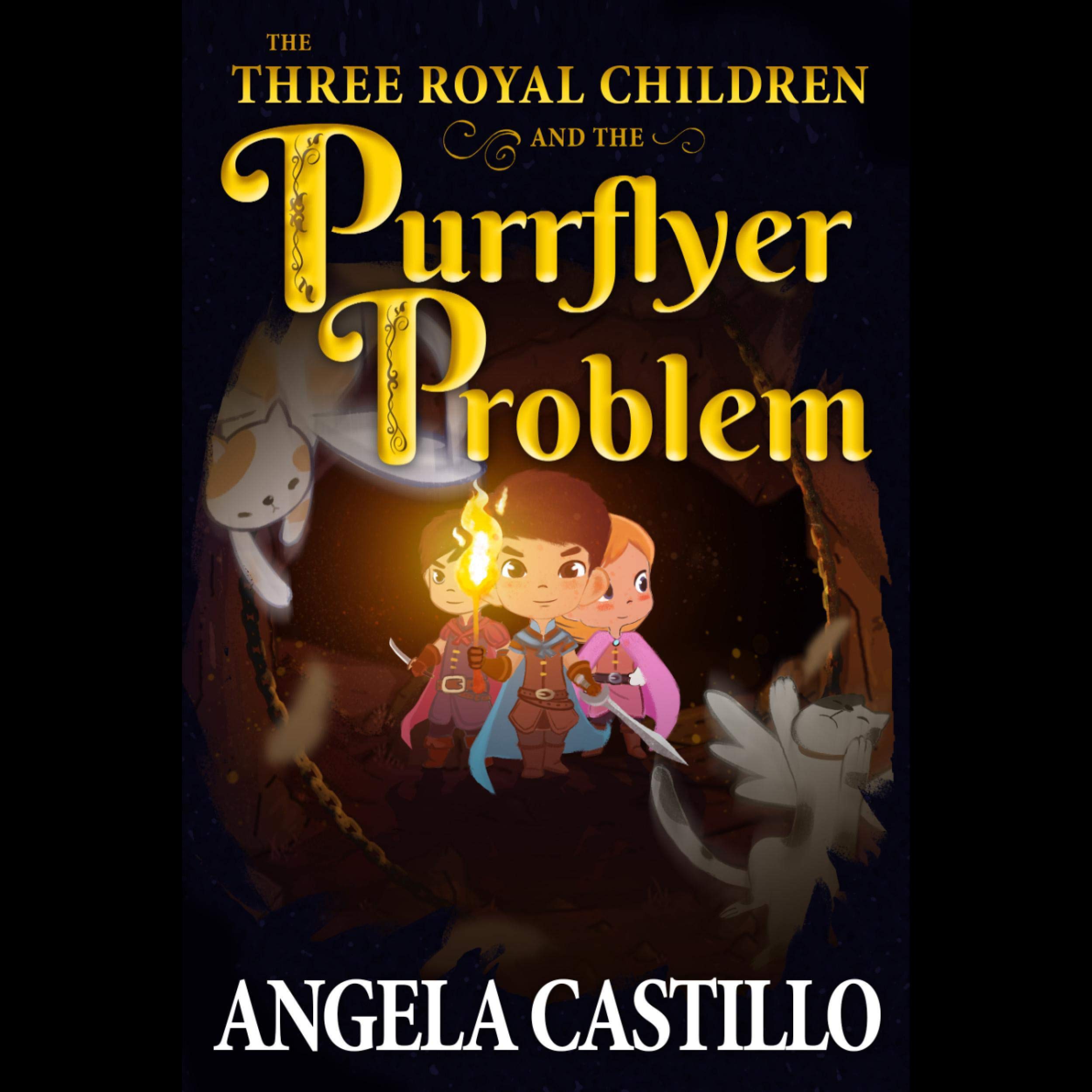 Cover art for The Three Royal Children and the Purrflyer Problem