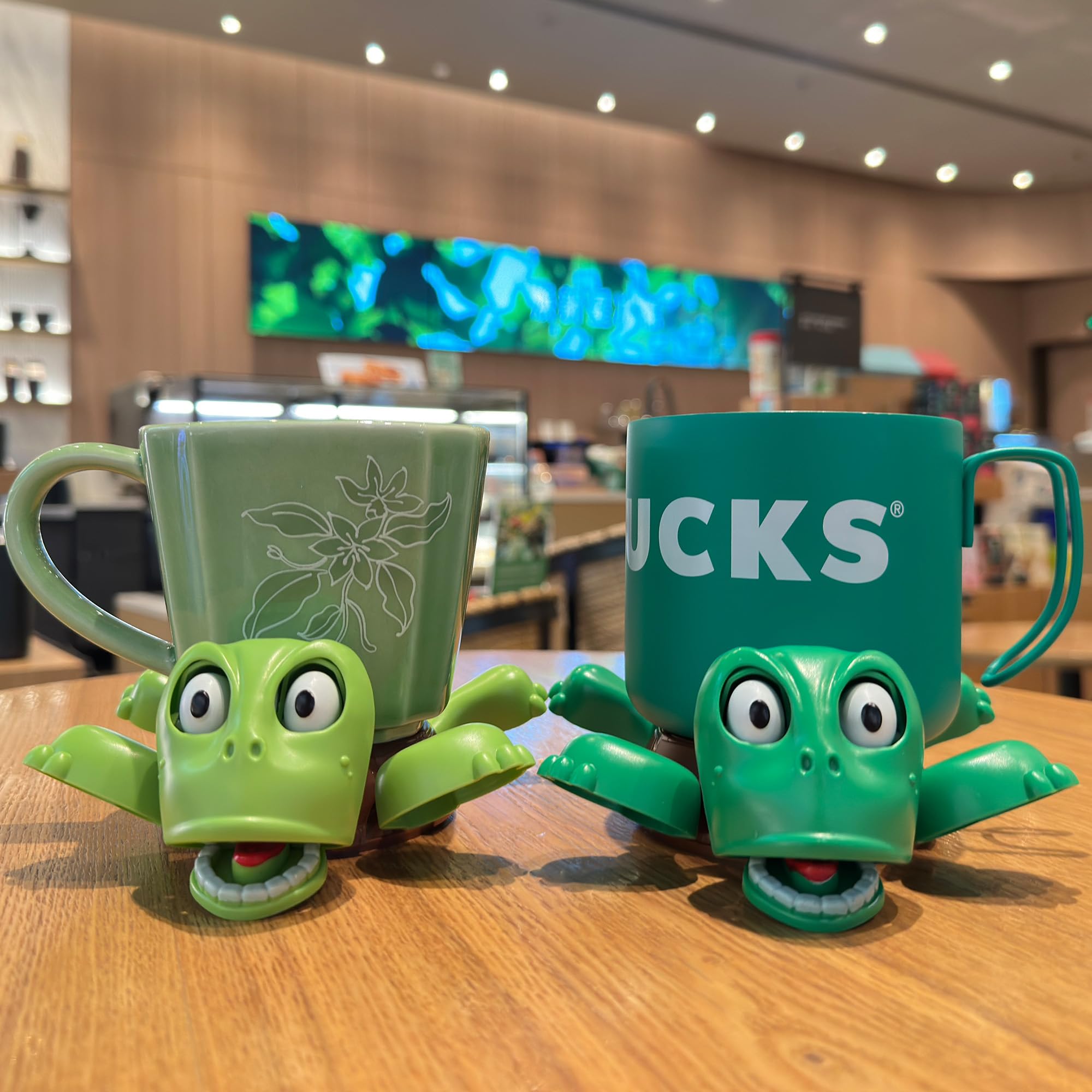 Dessous De Verre Tortue Imprimé 3D Interactif - Support De Tasse Amusant Avec Expression Drôle