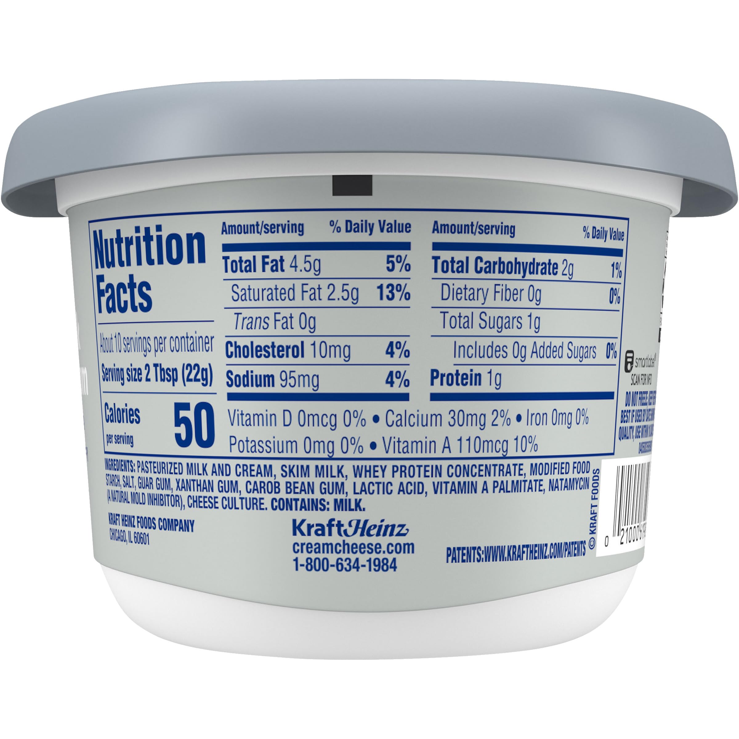 Philadelphia Whipped Cream Cheese Spread 1 Tub for Smooth Spreadable Mornings Original No Artificial Preservatives Flavors or Dyes — view 8