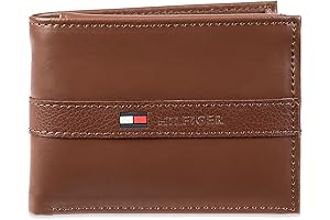 Tommy Hilfiger Men's Leather Bifold Wallet and Gifts for Christmas