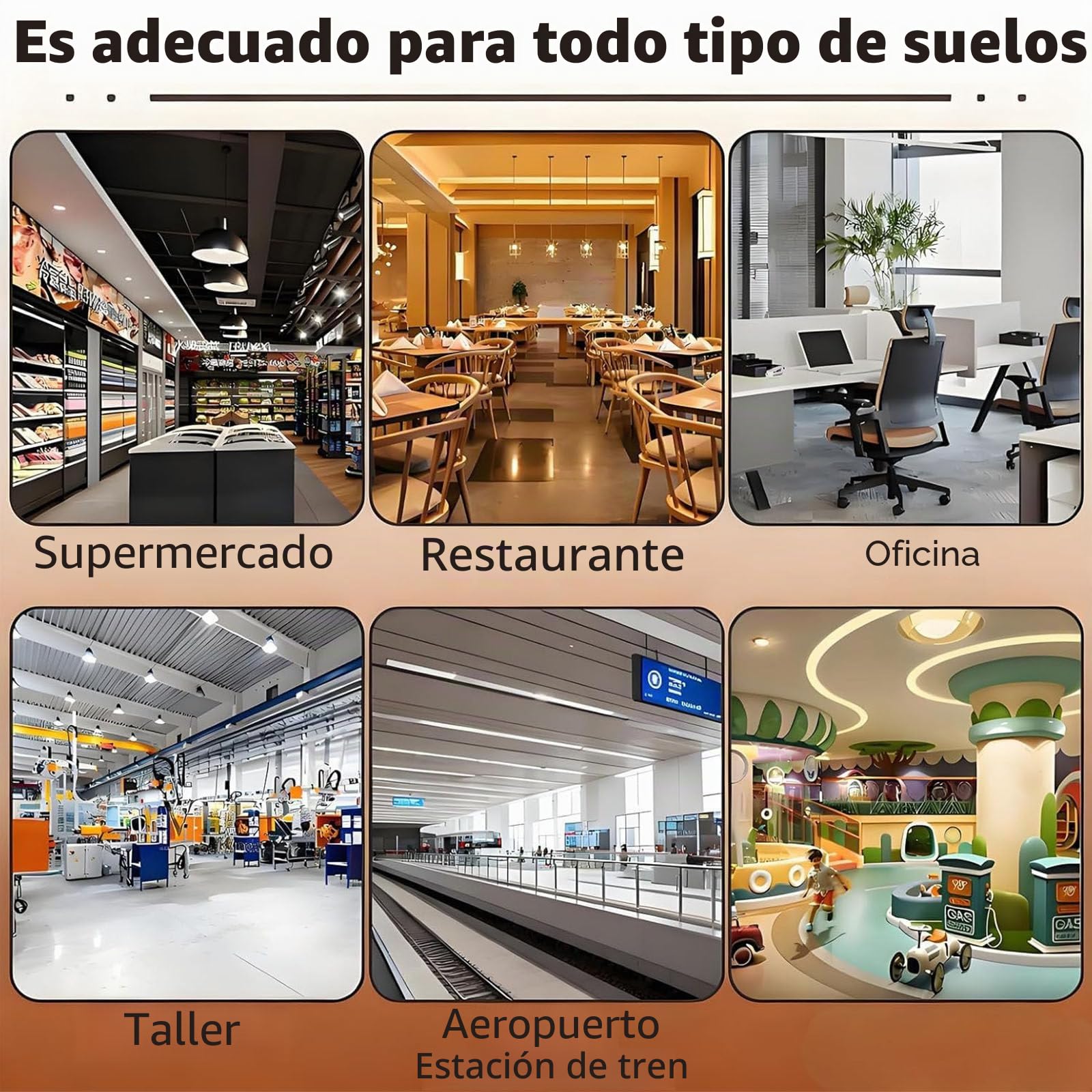 Máquina Limpiadora y Pulidora Eléctrica Profesional - Fregadora de Suelos 3 en 1 con Doble Cepillo Rotativo 360°,Inalámbrica, Ancho 43 cm (16.9"),para Hoteles,Supermercados y Suelos de Terrazo